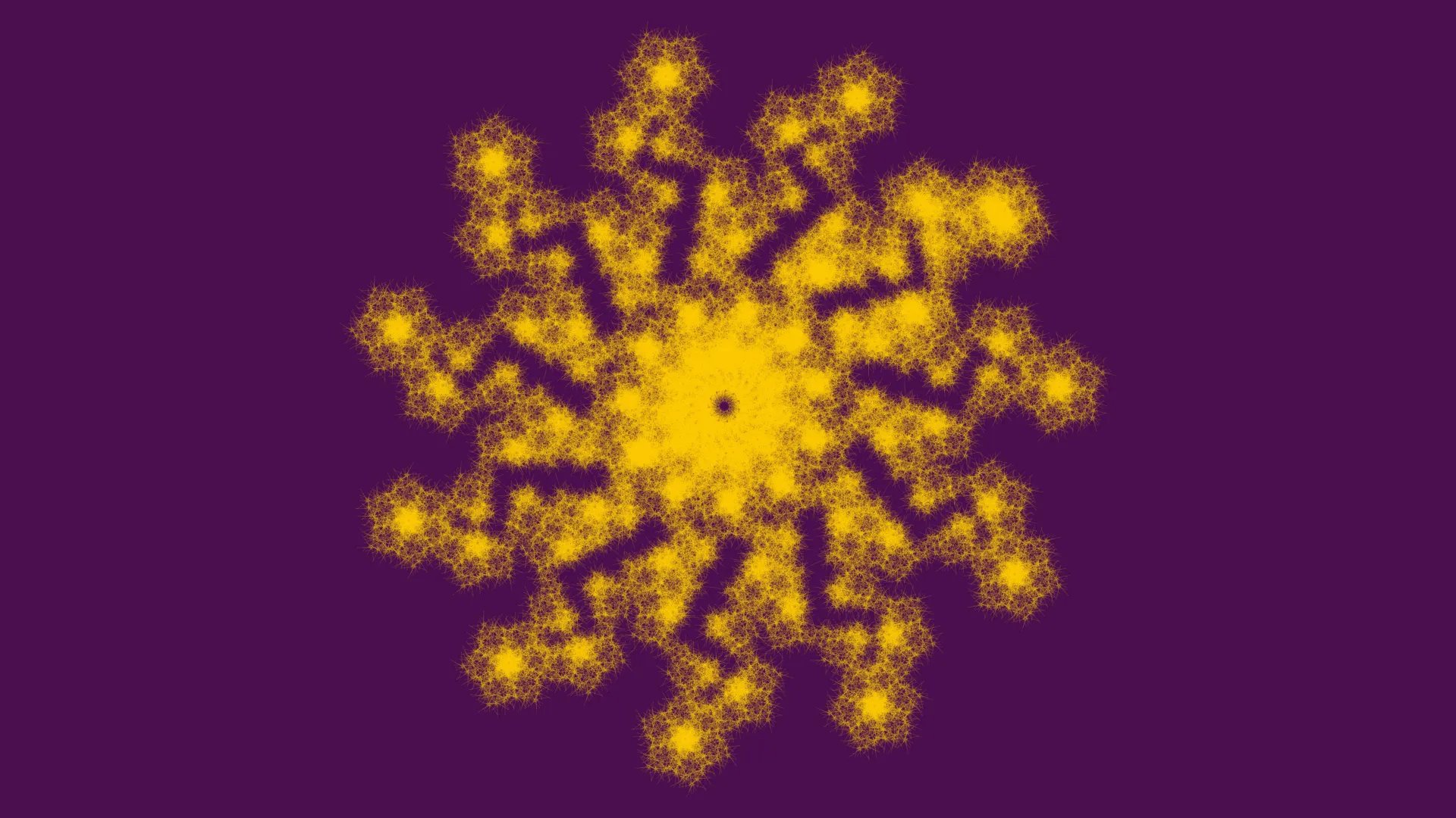 Orbital Flare — L-System fractal art by mjenny