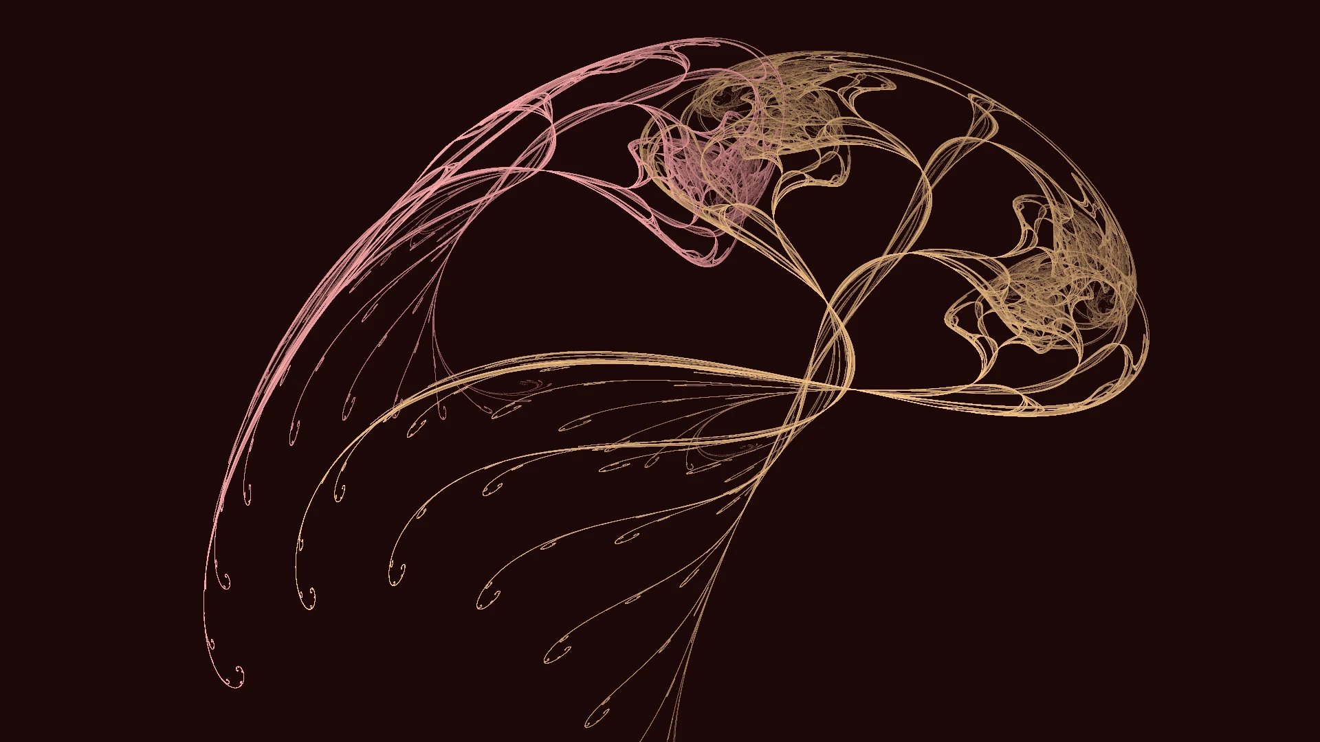 Floating Grace — Flamme fractal art by Jema