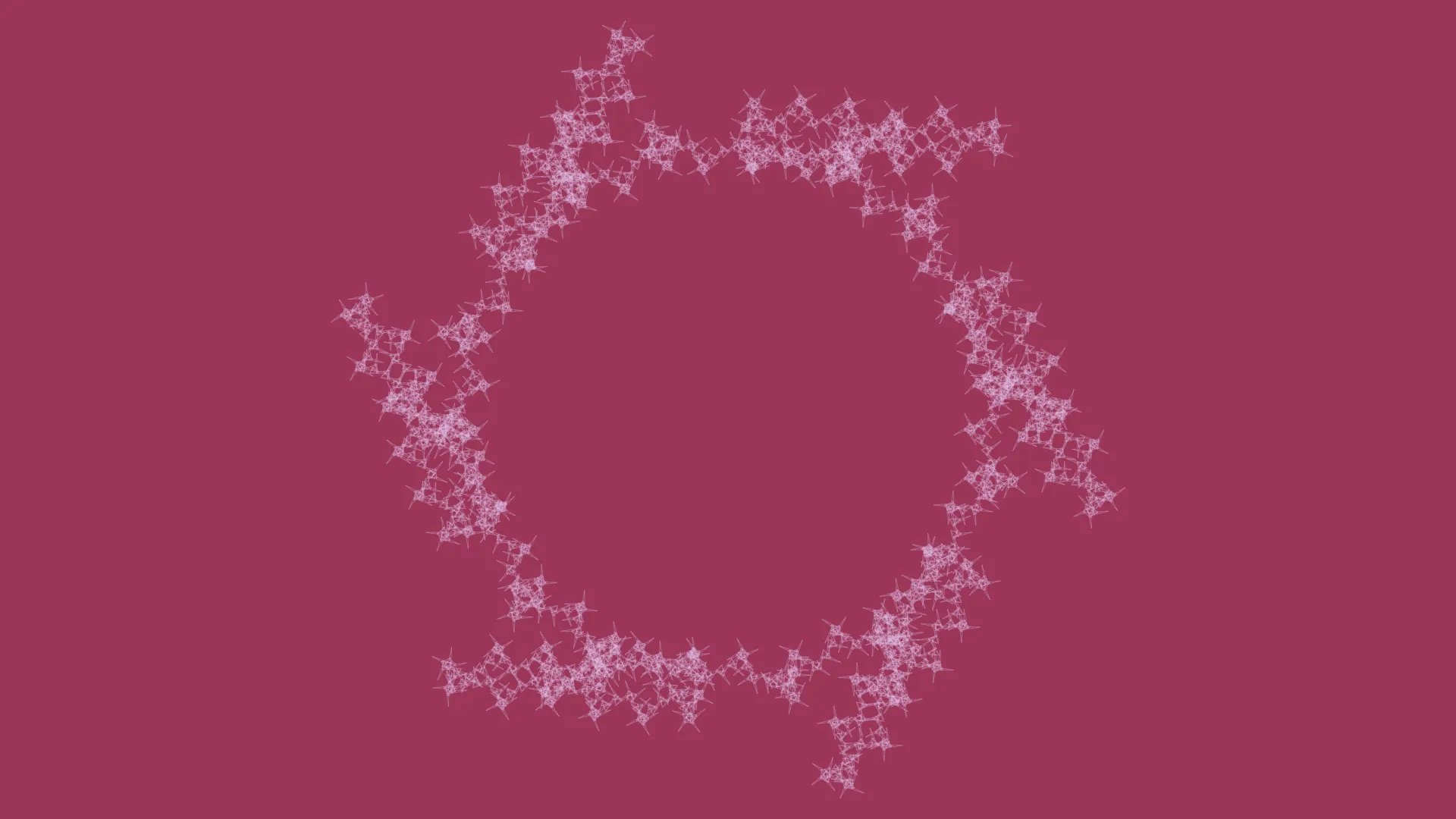 Golden Snowflake — L-System fractal art by mjenny