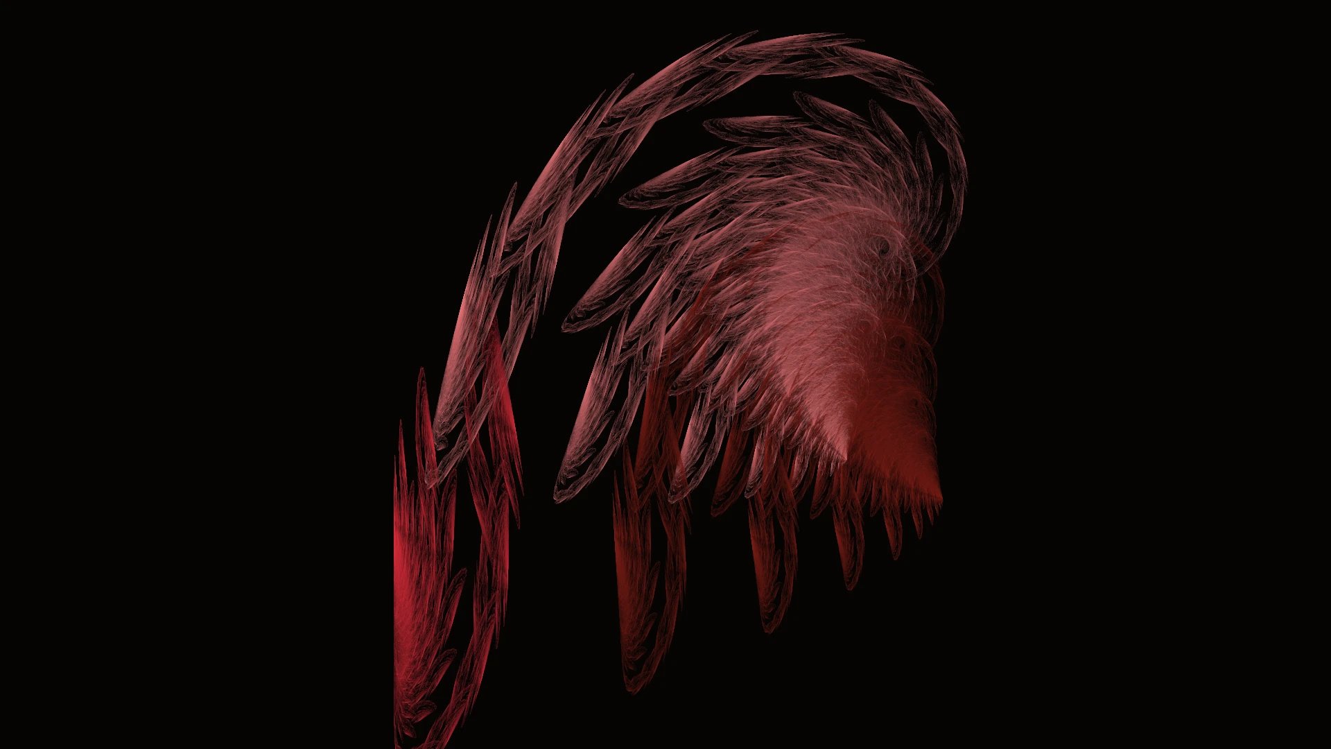 Noble Warrior — Flame fractal art by Jema