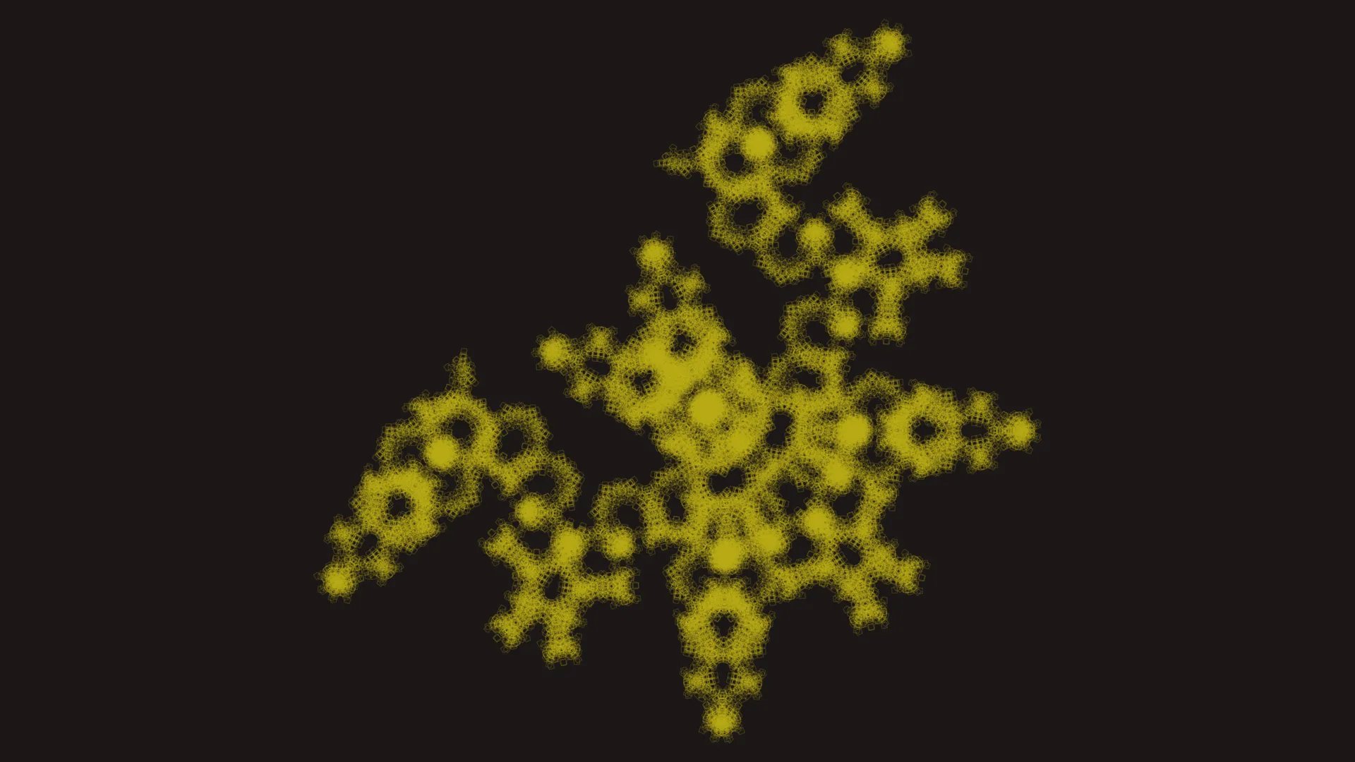 Quantum Batman — L-System fractal art by mjenny