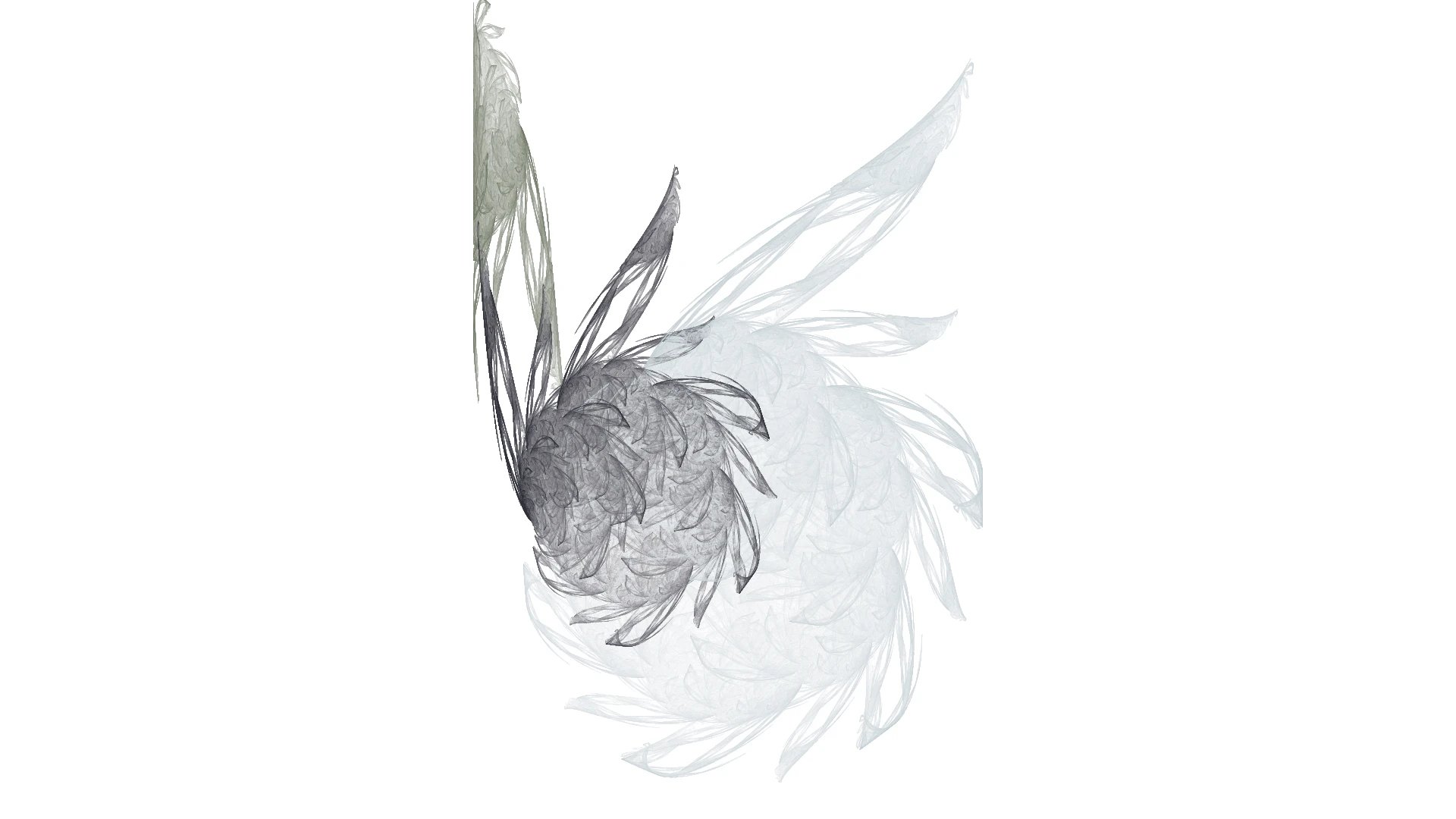 Dancing Hare — Flame fractal art by Jema