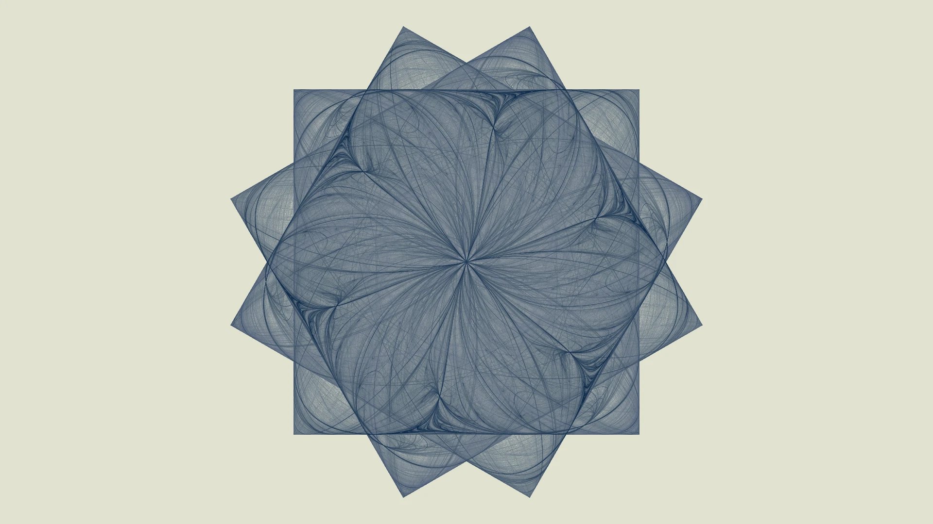 Mandala Flower — Flame fractal art by Jema