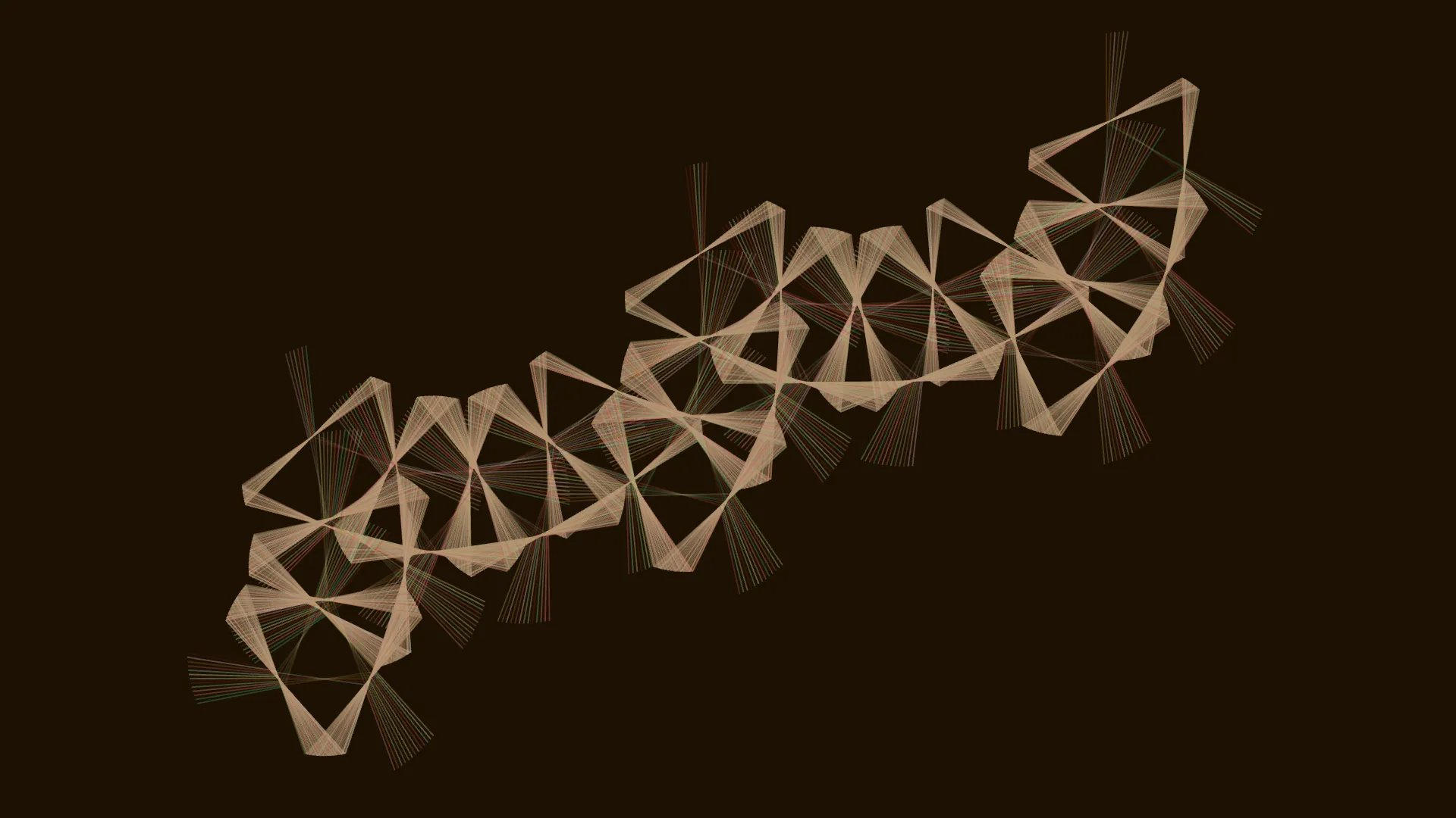 Woven Coral — L-System fractal art by mjenny