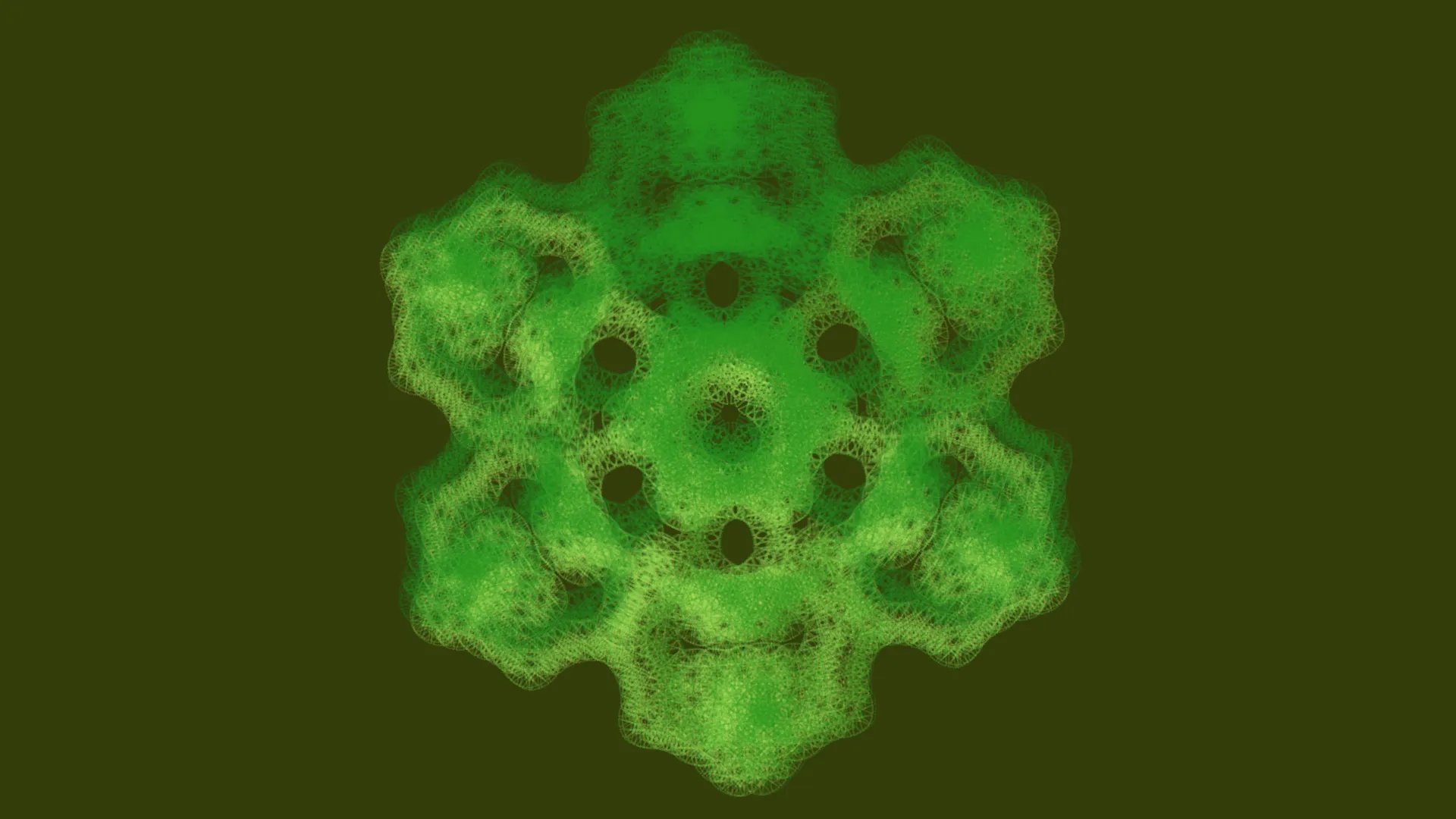 Opaque Bloom — L-System fractal art by mjenny