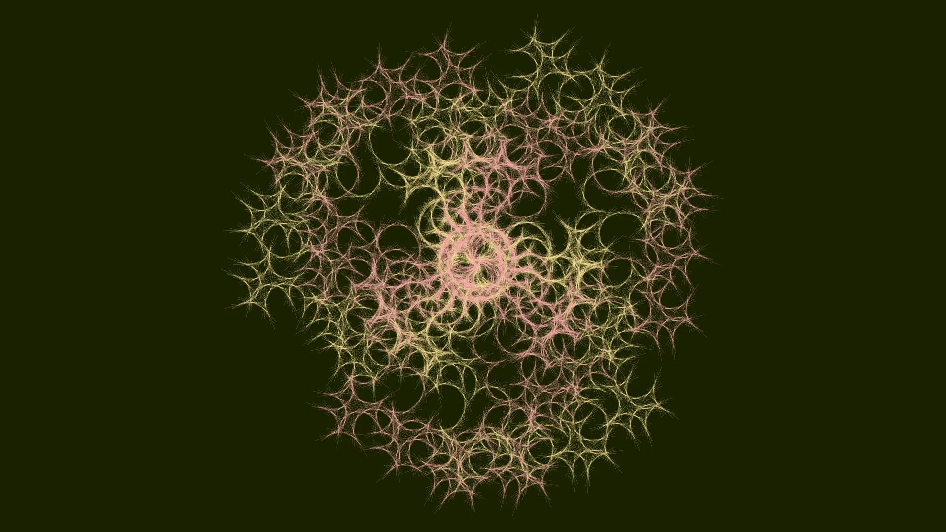 Orbital Crown — L-System fractal art by mjenny