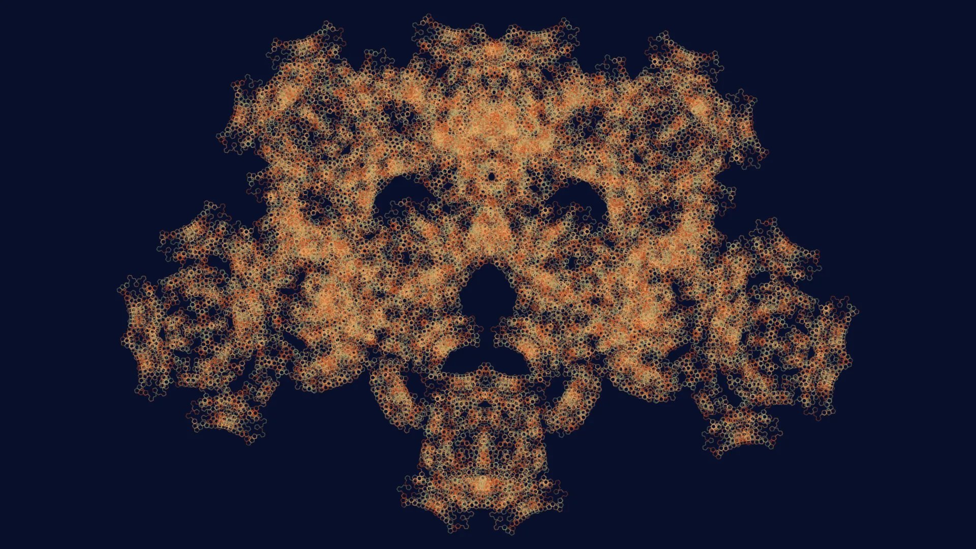 Golden Lion — L-System fractal art by mjenny