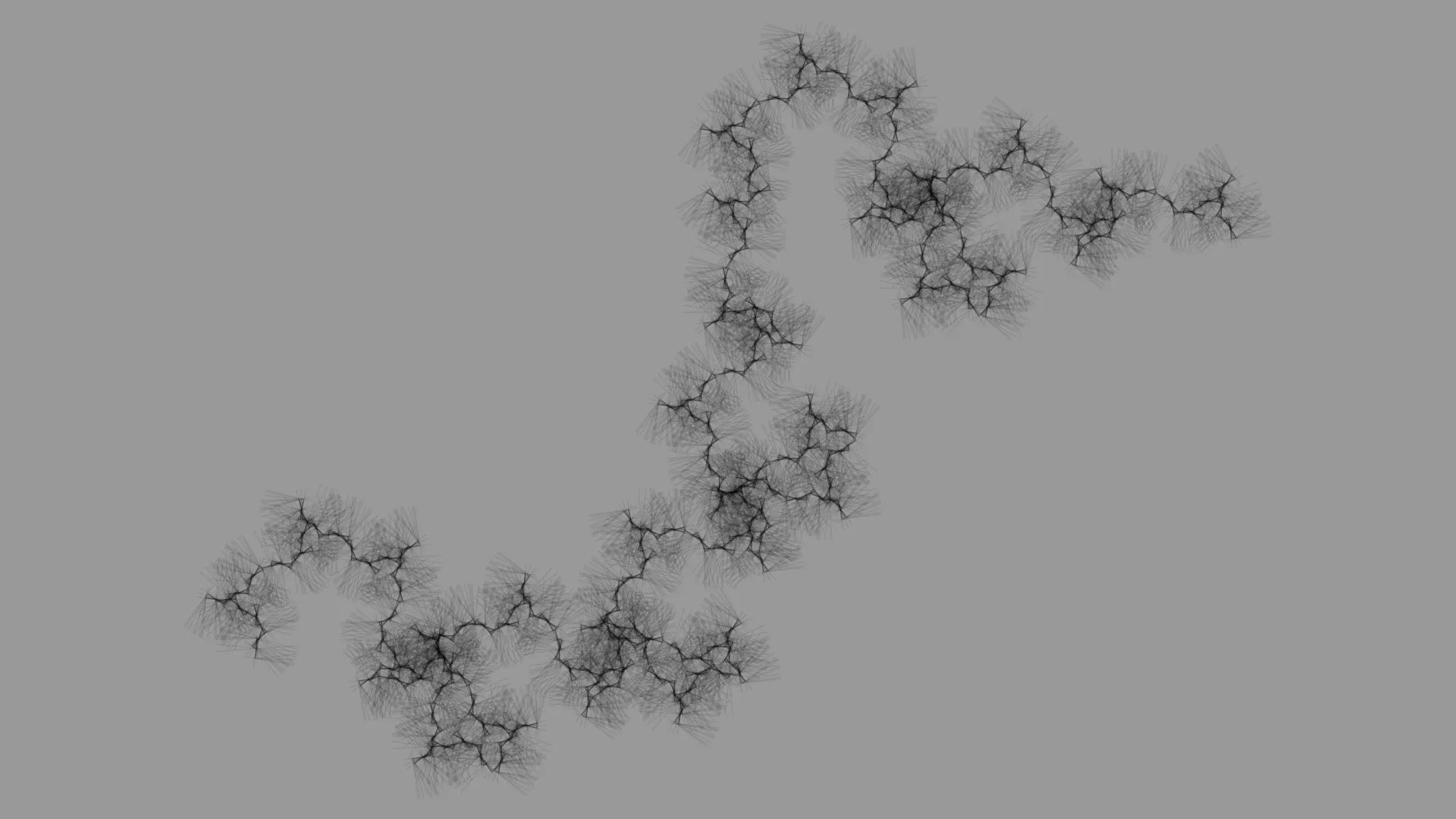 Ivory Ember — L-System fractal art by mjenny