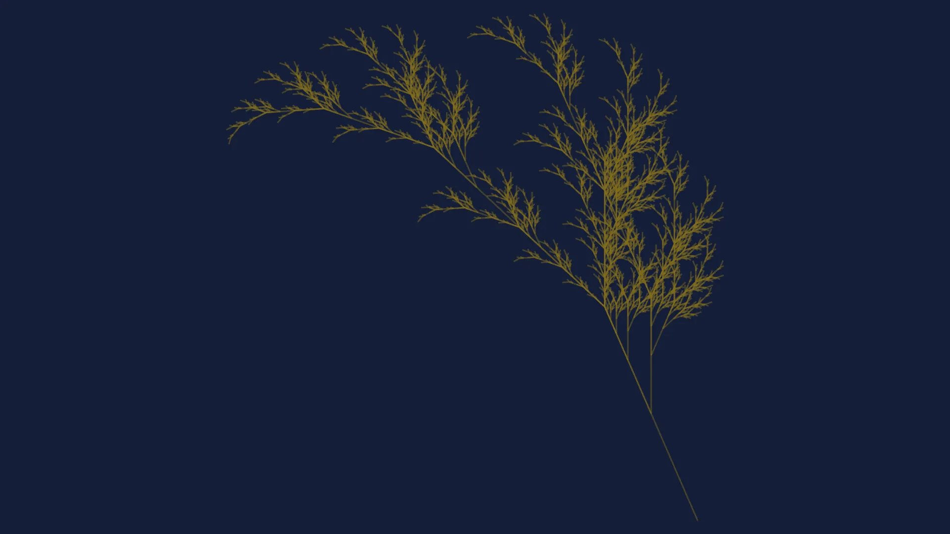 Veiled Nebula — L-System fractal art by mjenny