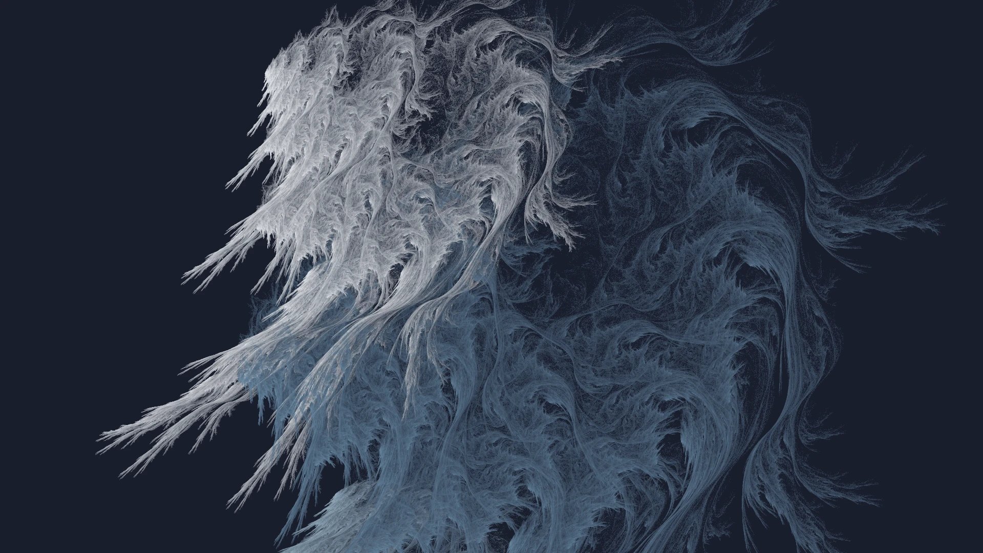Winter Veil — Flame fractal art by Jema