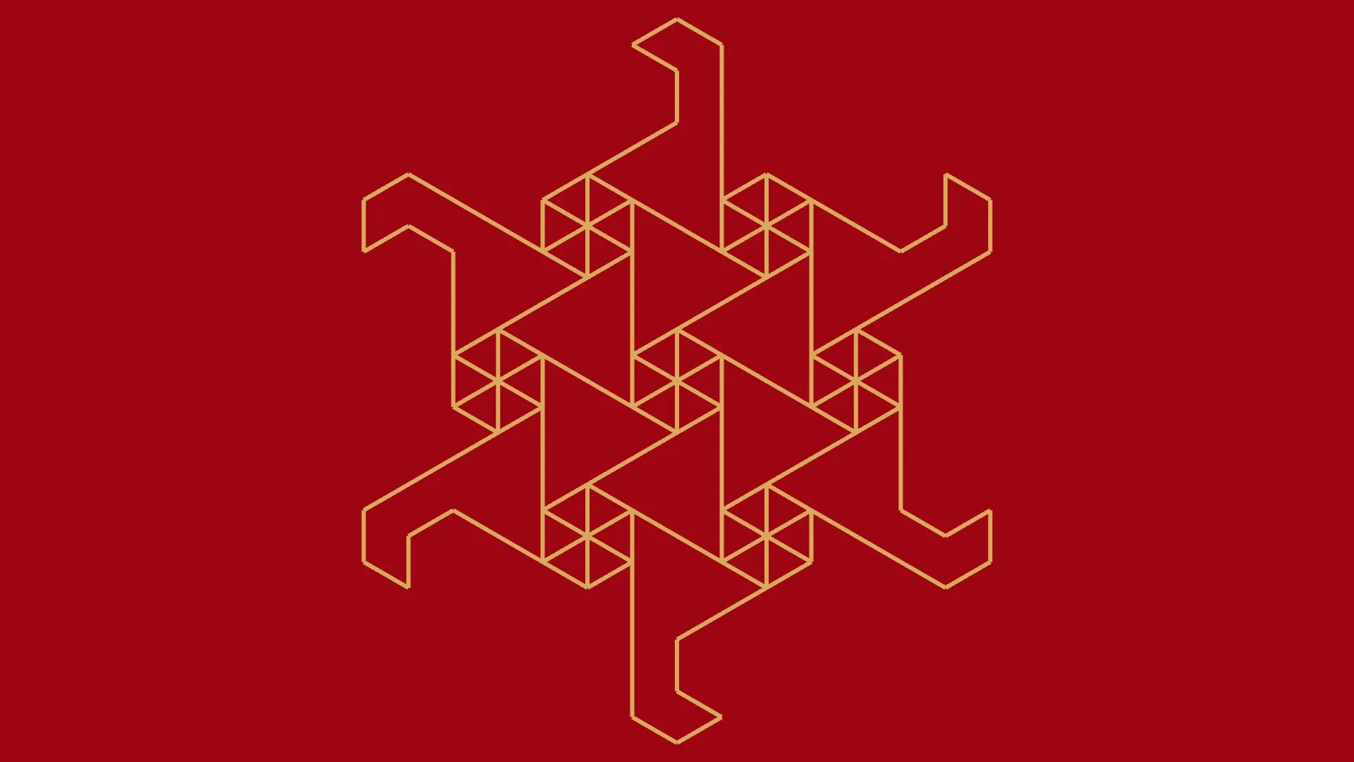 Frozen Echo — L-System fractal art by mjenny