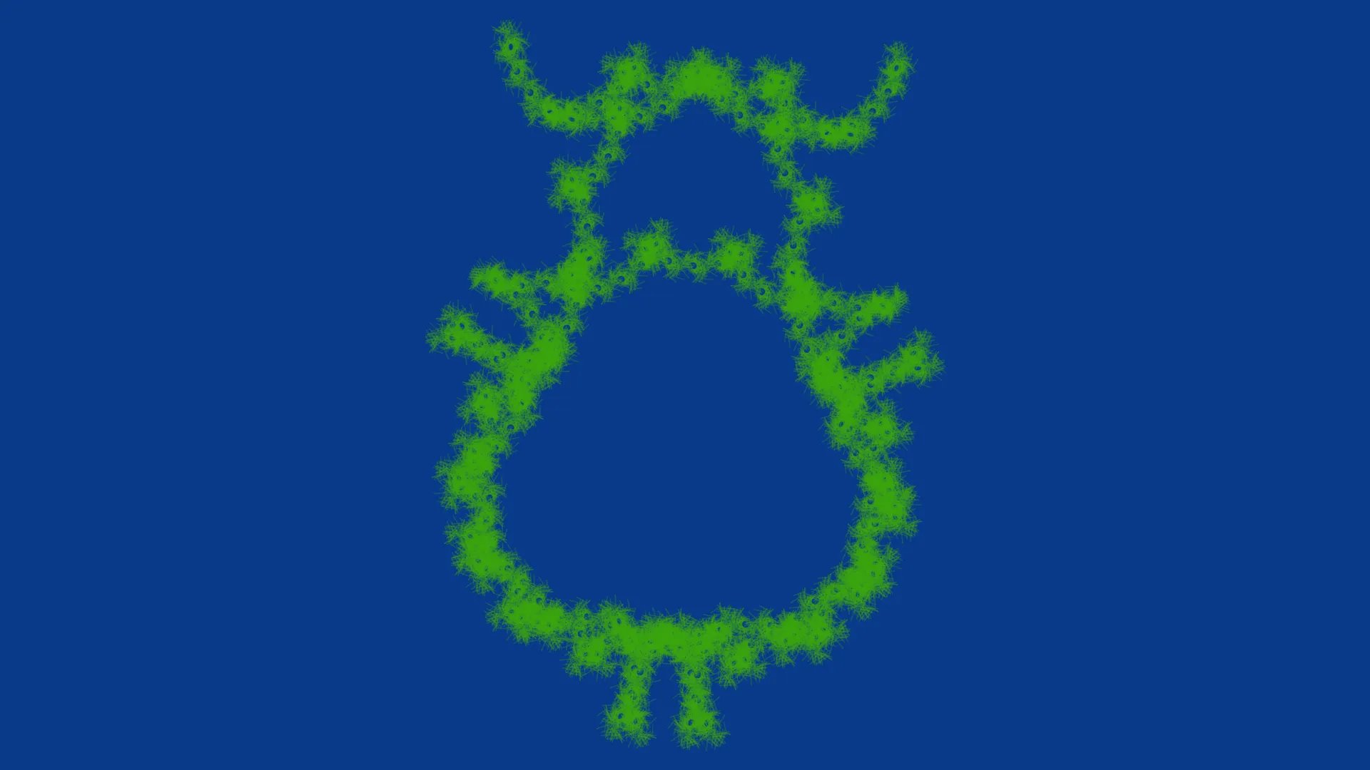 Thorned Vortex — L-System fractal art by mjenny