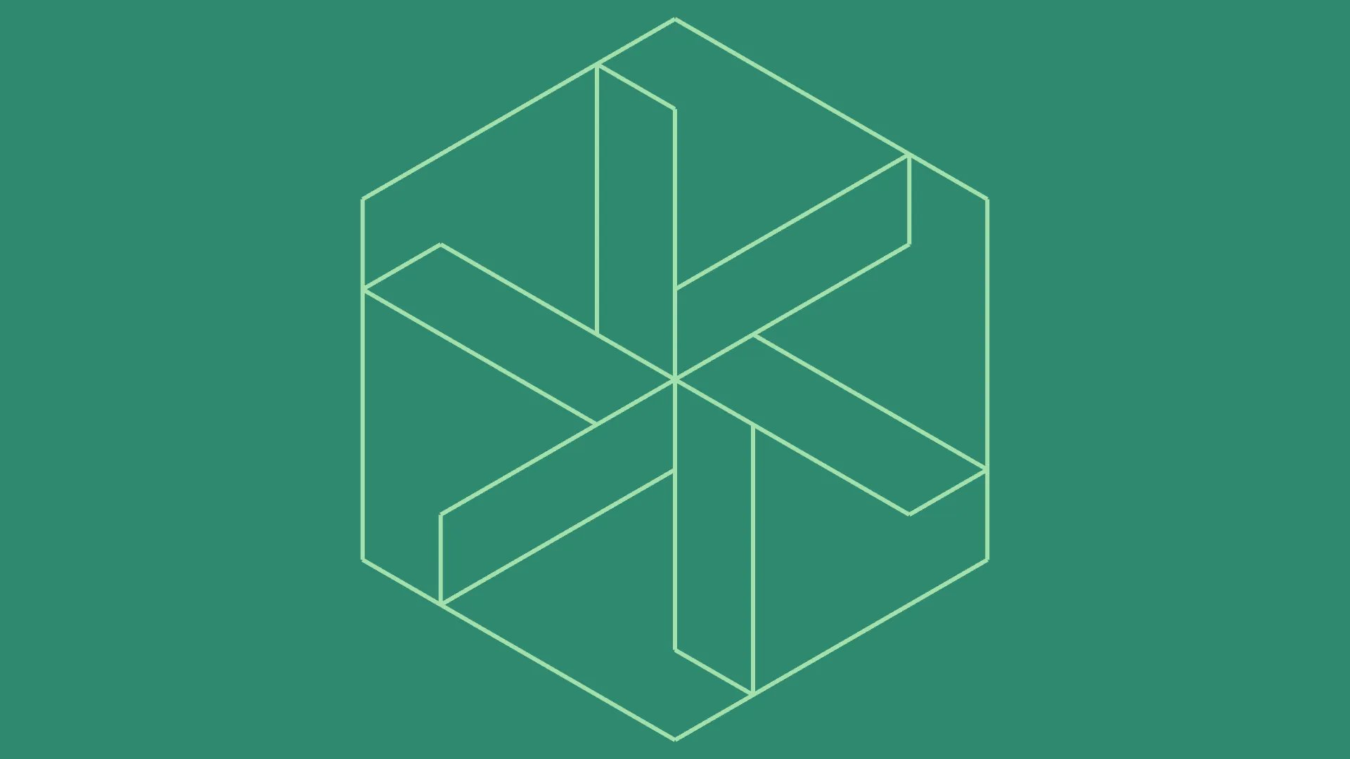 Hollow Web — L-System fractal art by mjenny