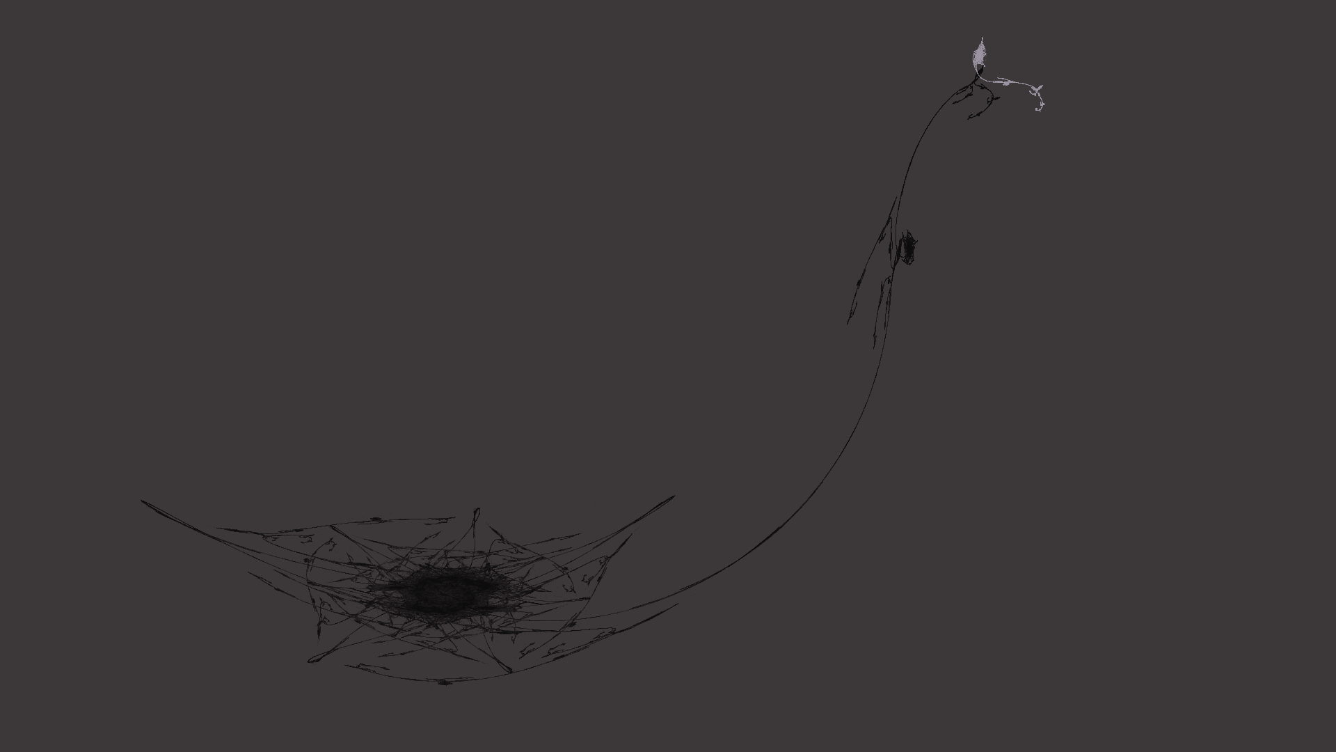 Black Swan — Flame fractal art by Jema