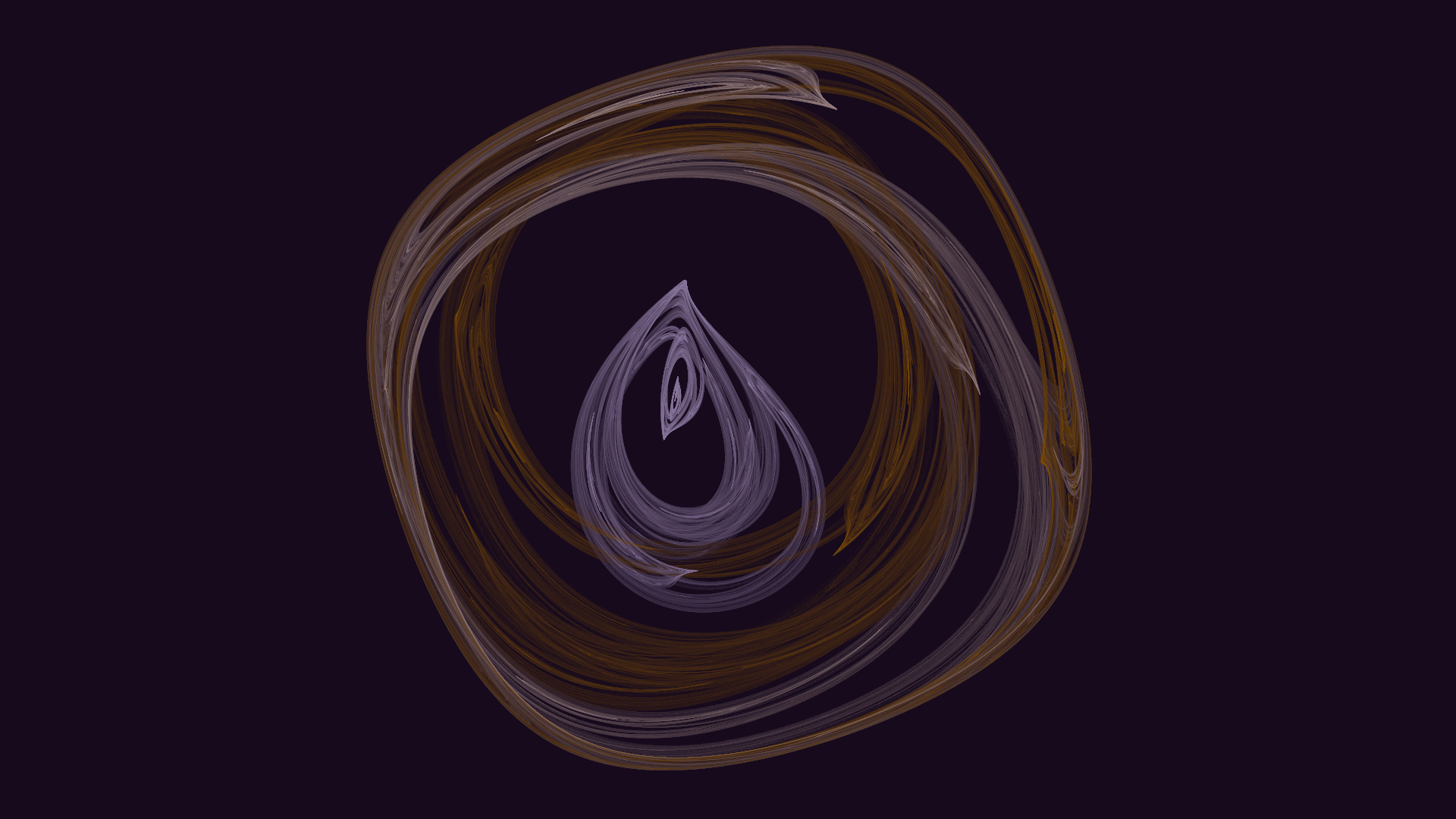 Lavender Drop — Flame fractal art by Schlufina