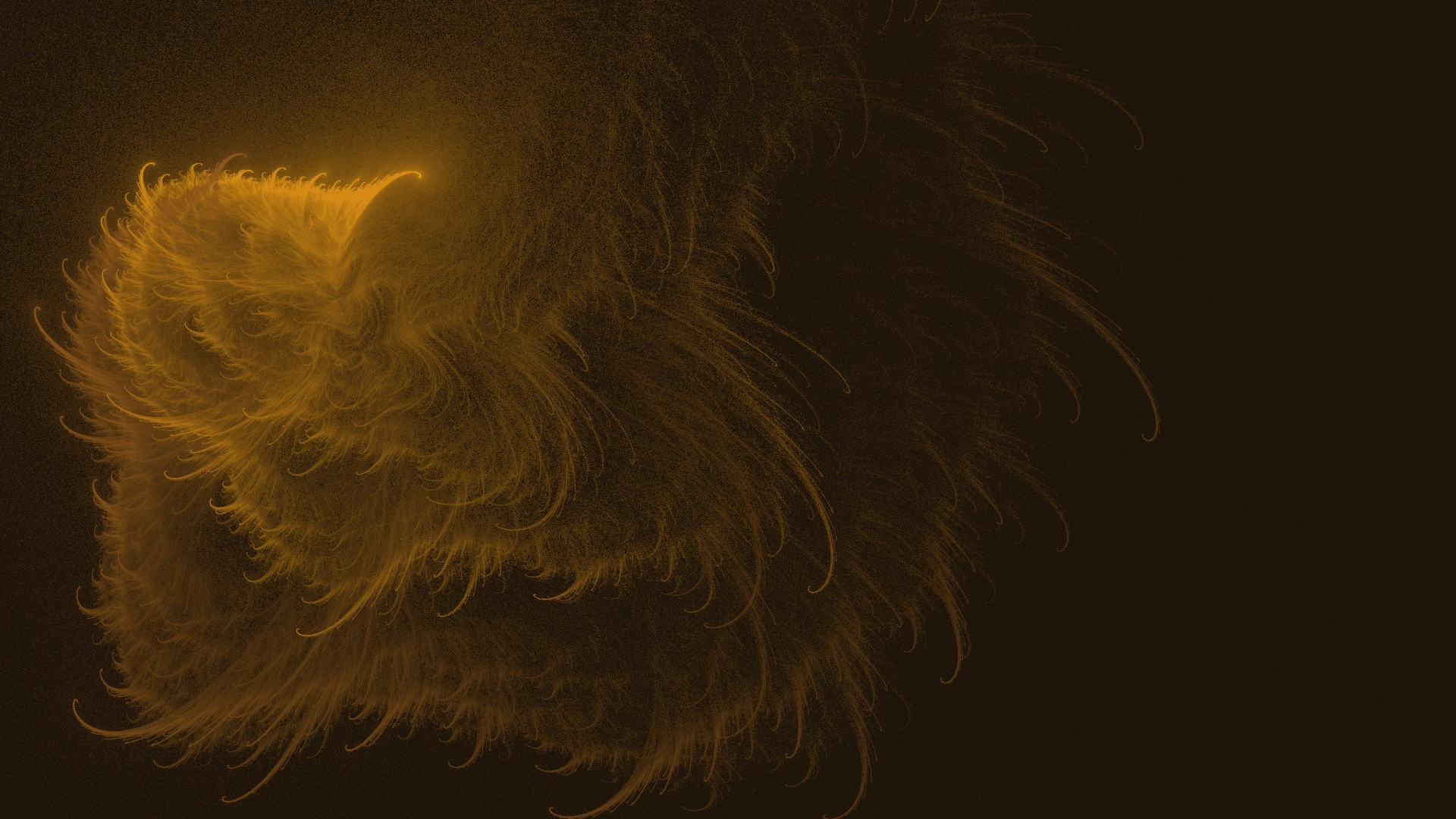 Glowing Attractor — 火焰分形艺术 由 Jema