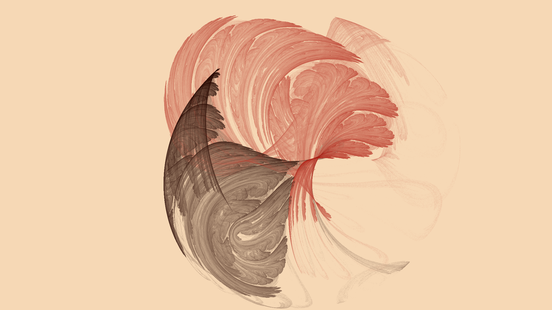 Petals in the Wind — Flame fractal art by Jema