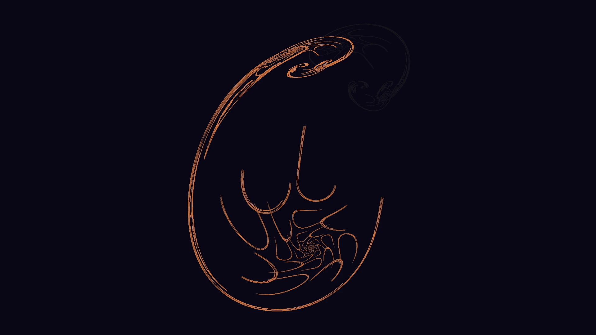 Unfurling Delta — 火焰分形艺术 由 Jema