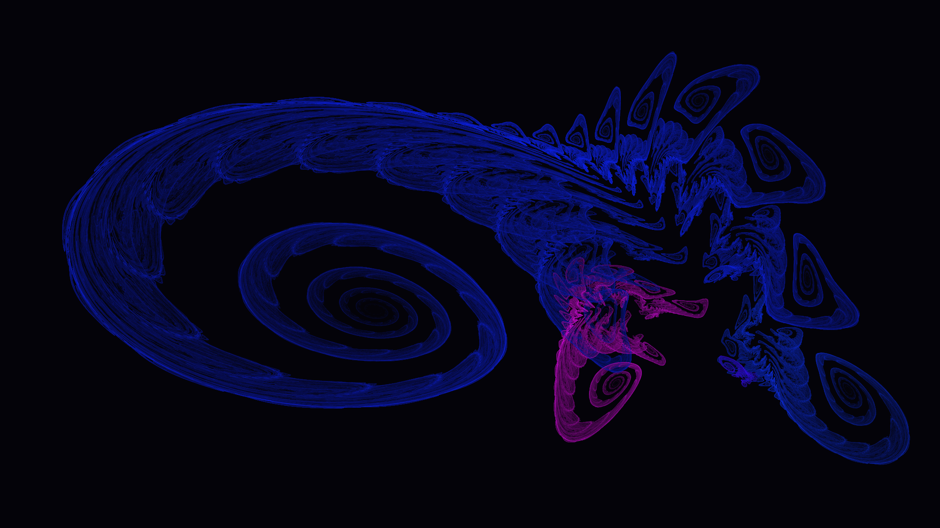 Cybernetic Dragon — フレームフラクタルアート 作成: Jema