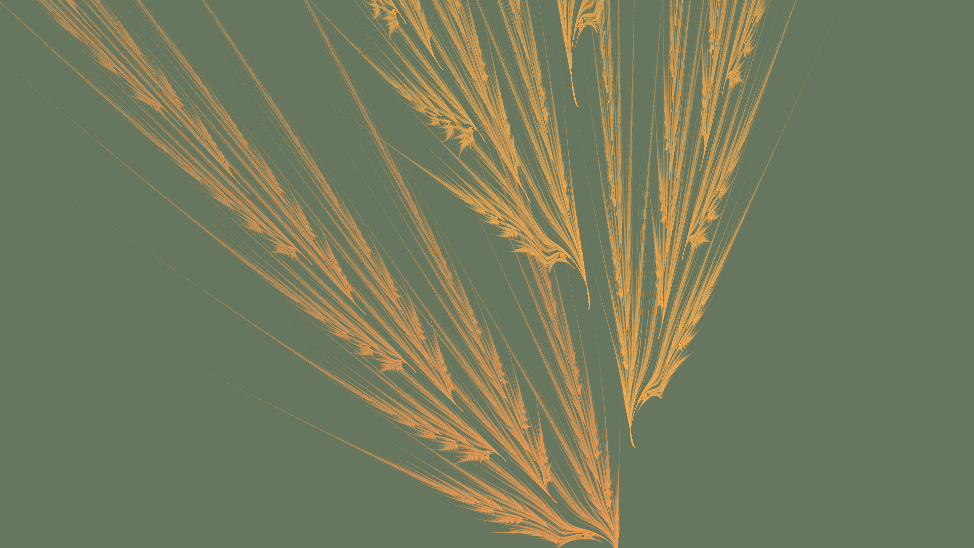 Evanescent Barley Stalk — 火焰分形艺术 作者： Schlufina