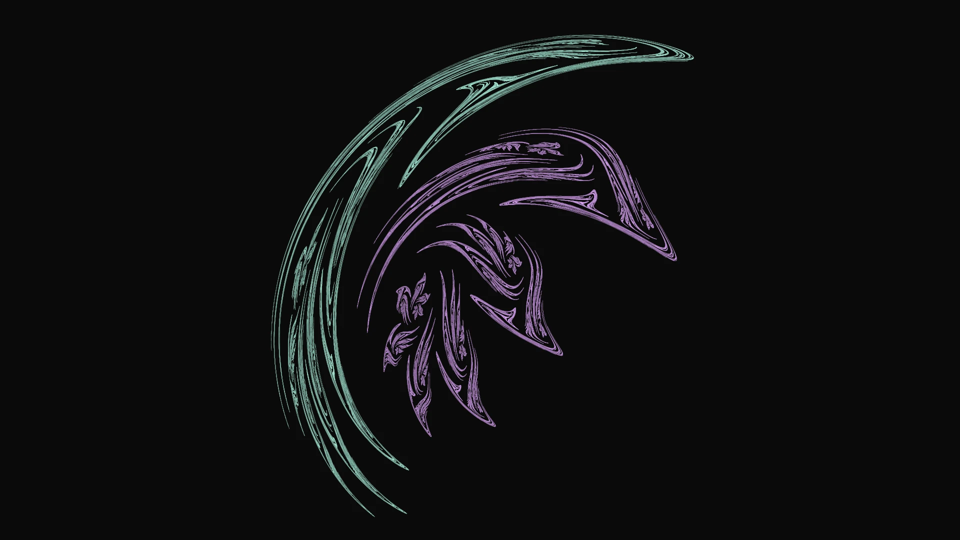 Waning Moon Art — Arte fractal Flame di NatArtinFract