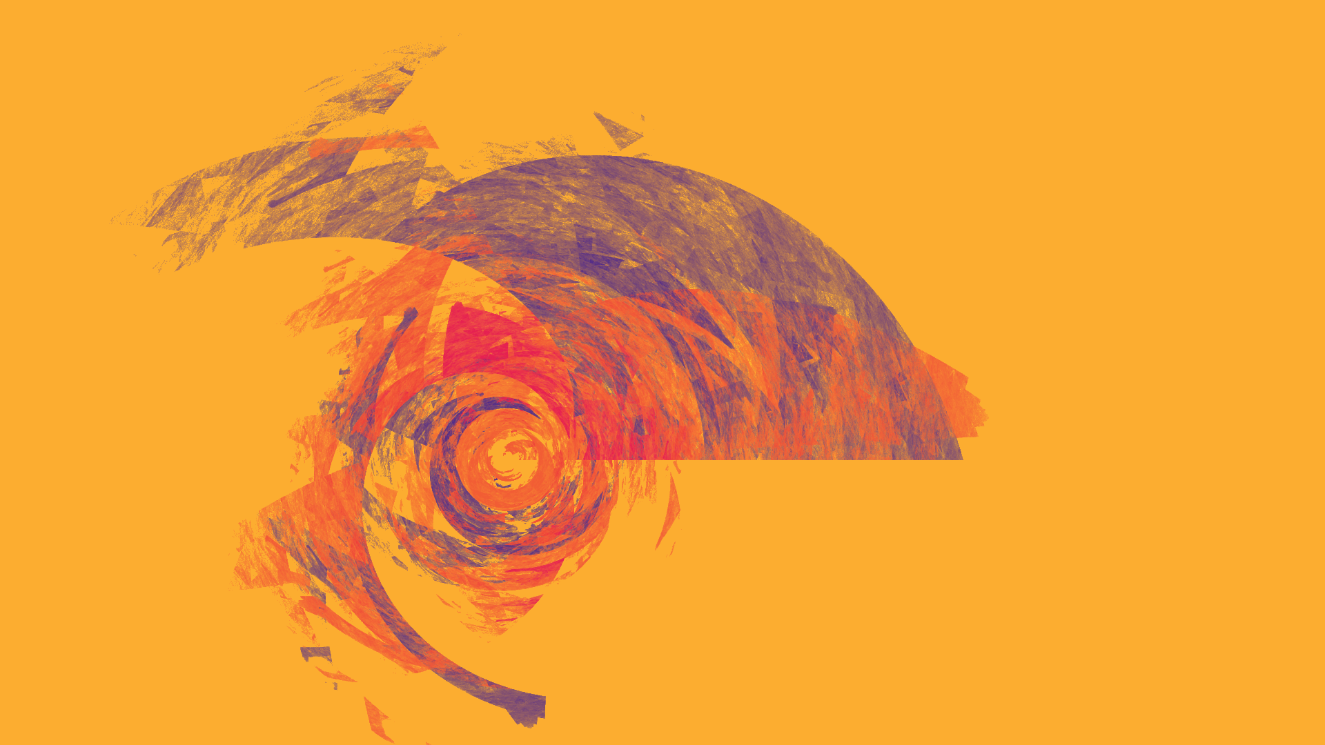 70s Sunburst — Flame fractal art by Jema