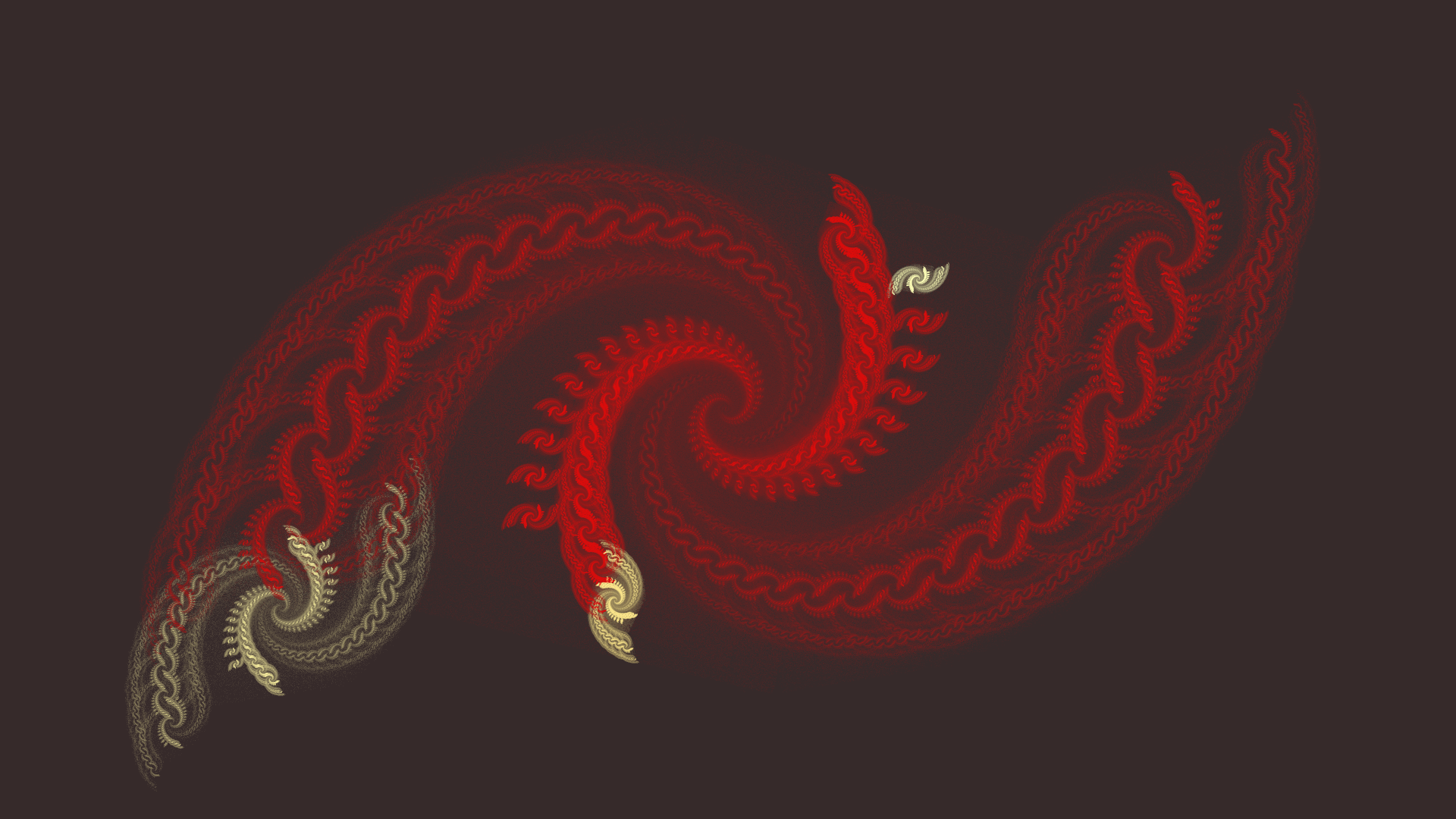 Fire Serpent — Art fractal Flame par Jema