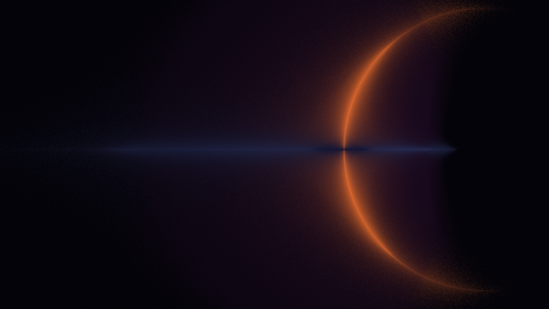 Crescent of Hope — Flame fractal art by Jema