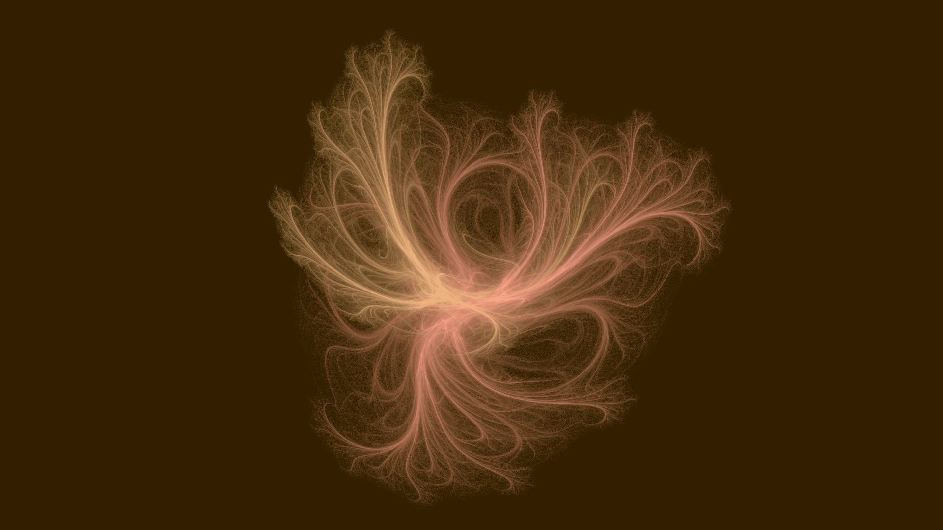 Warm Storm — Flame fractal art by Jema