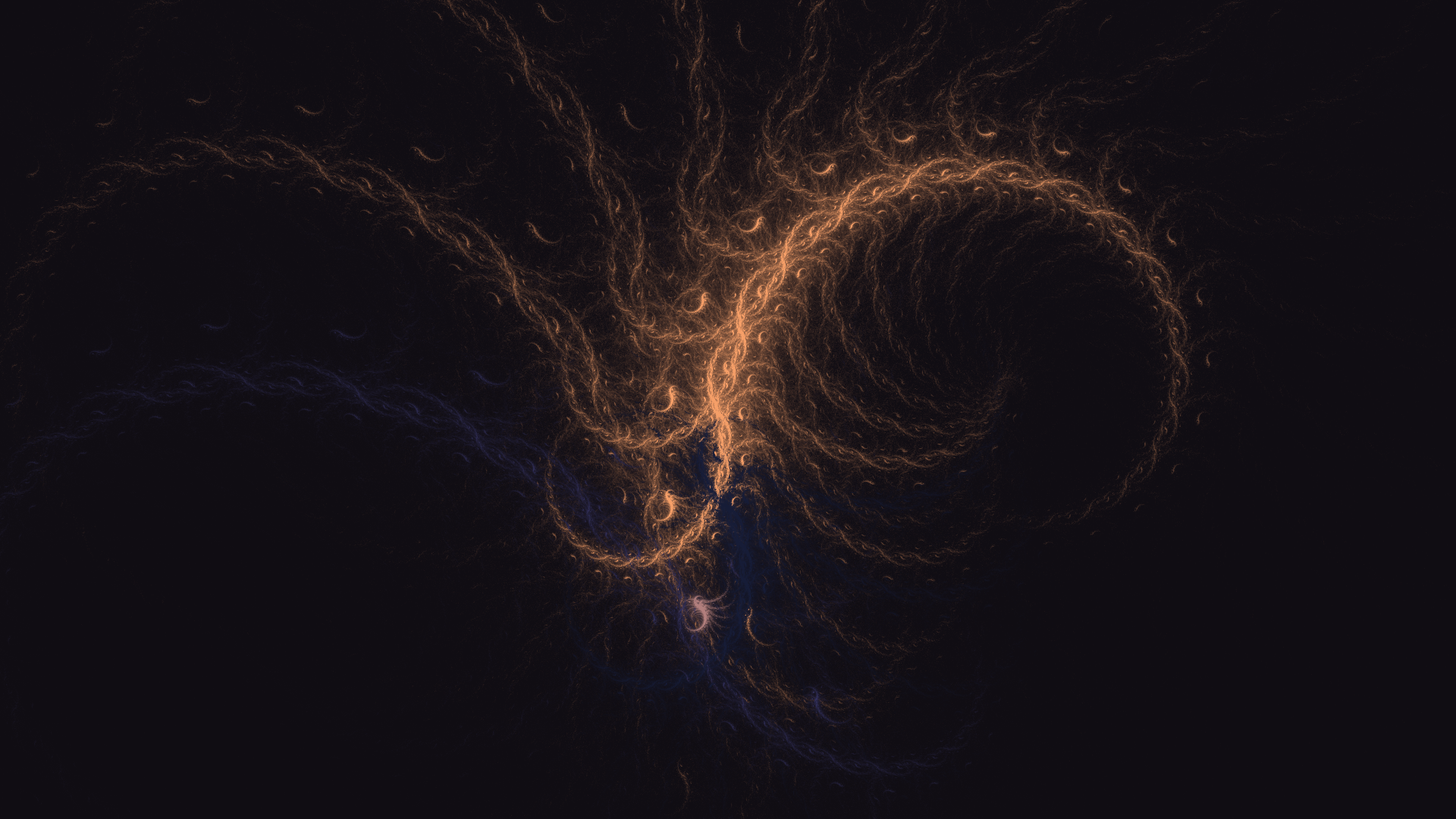 Entangled Threads — 火焰分形艺术 由 Jema