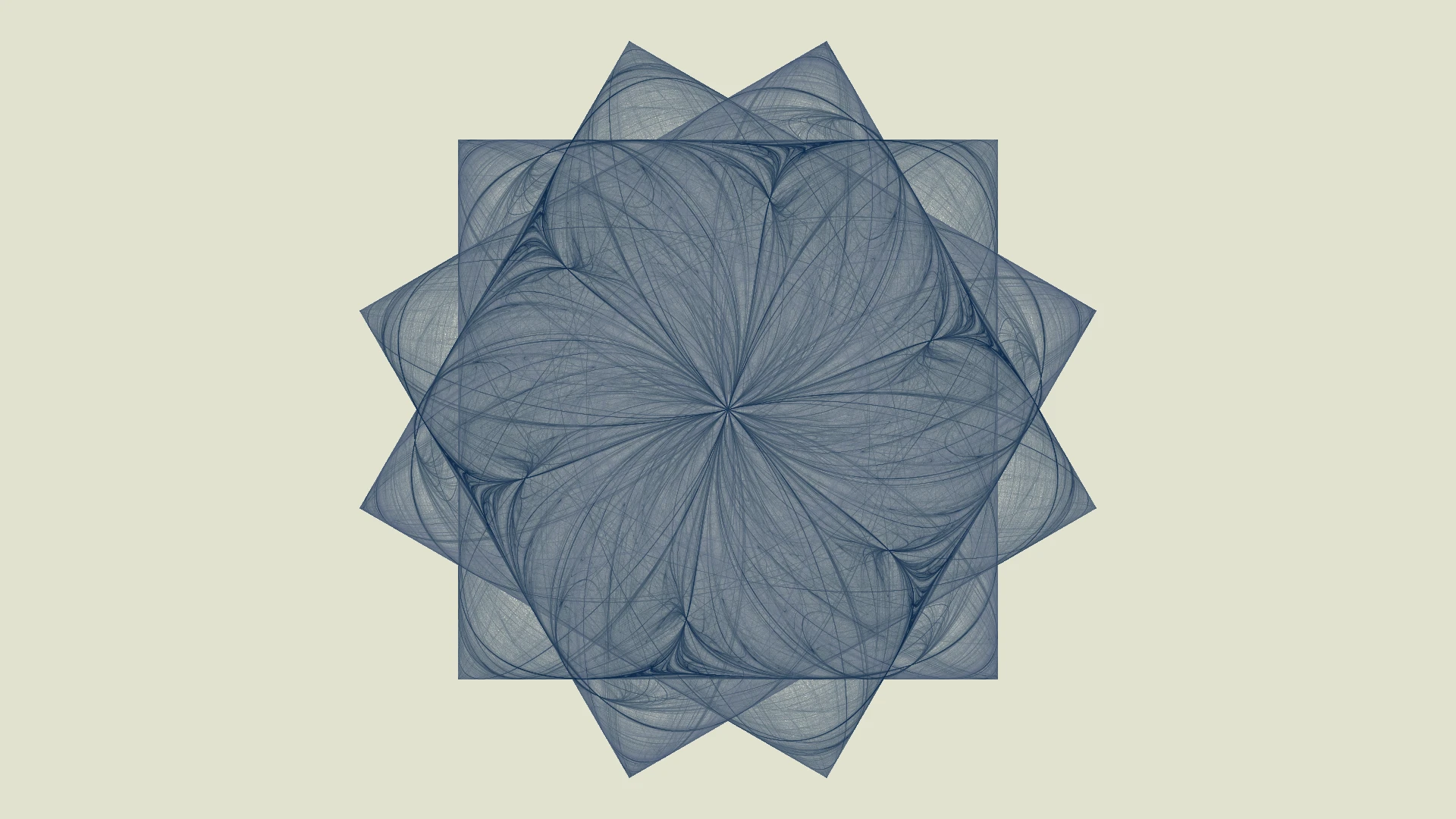 Mandala Flower — Arte fractal de llama por Jema