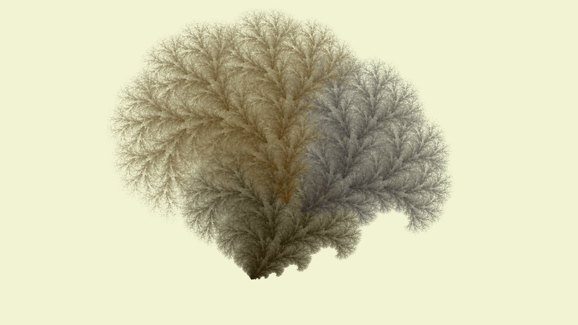 Winter Shrub — Flame fractal art by Schlufina