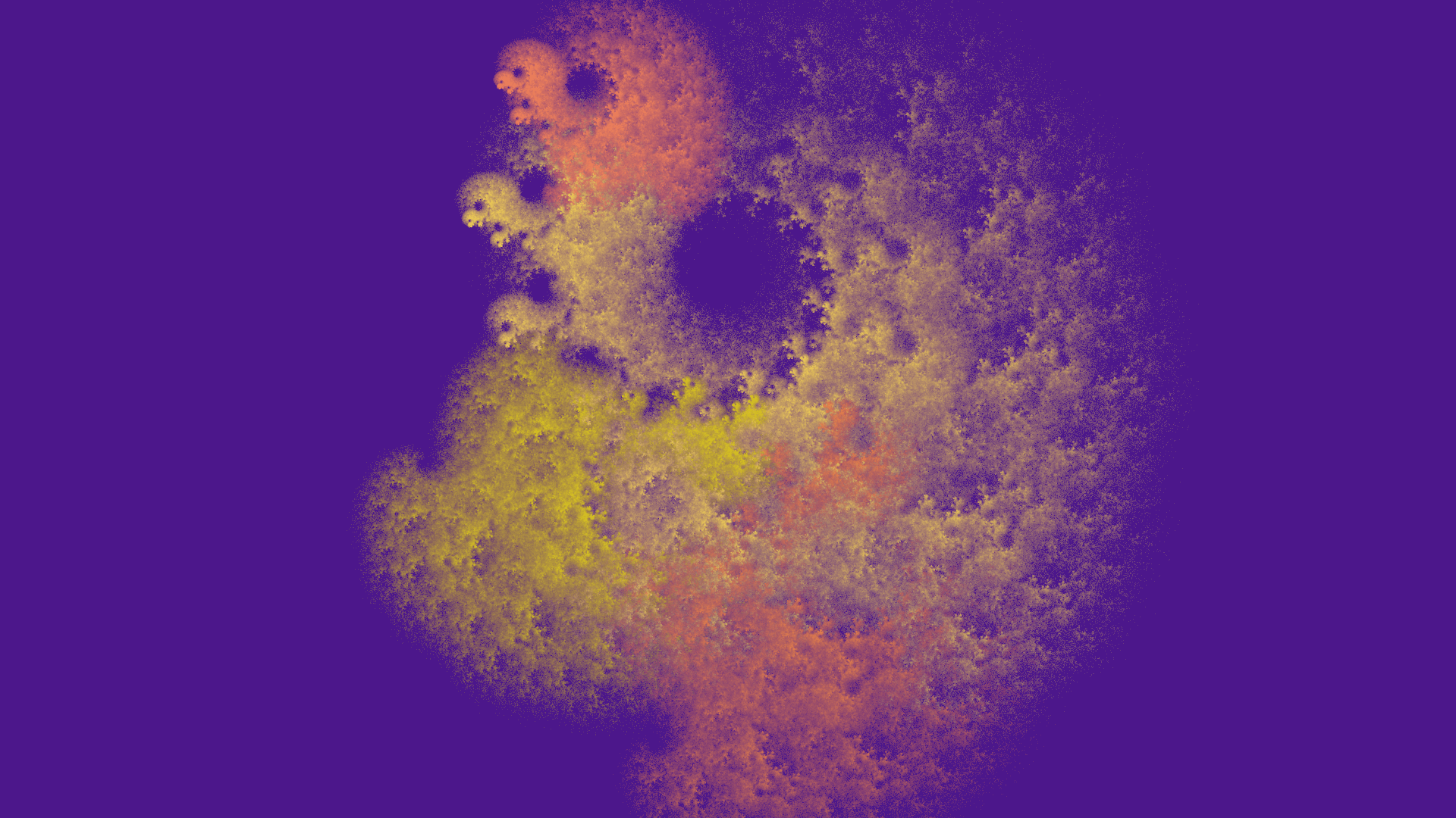 Electric Dinos — Flame fractal art by Schlufina