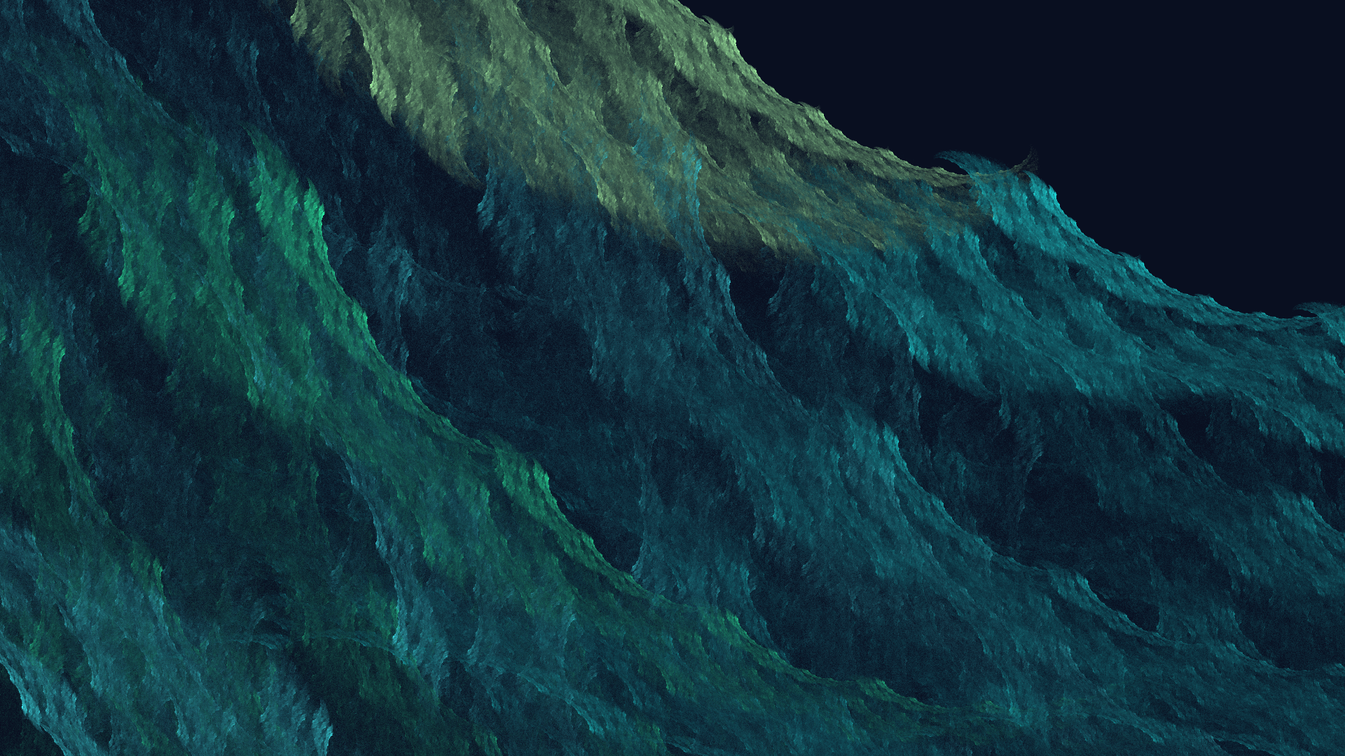 Wave Reflection — Flame fractal art by Schlufina