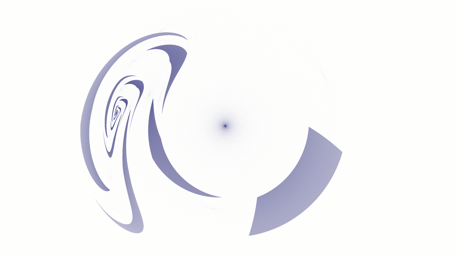 Lavender Coil — フレイムフラクタルアート 作成： Jema