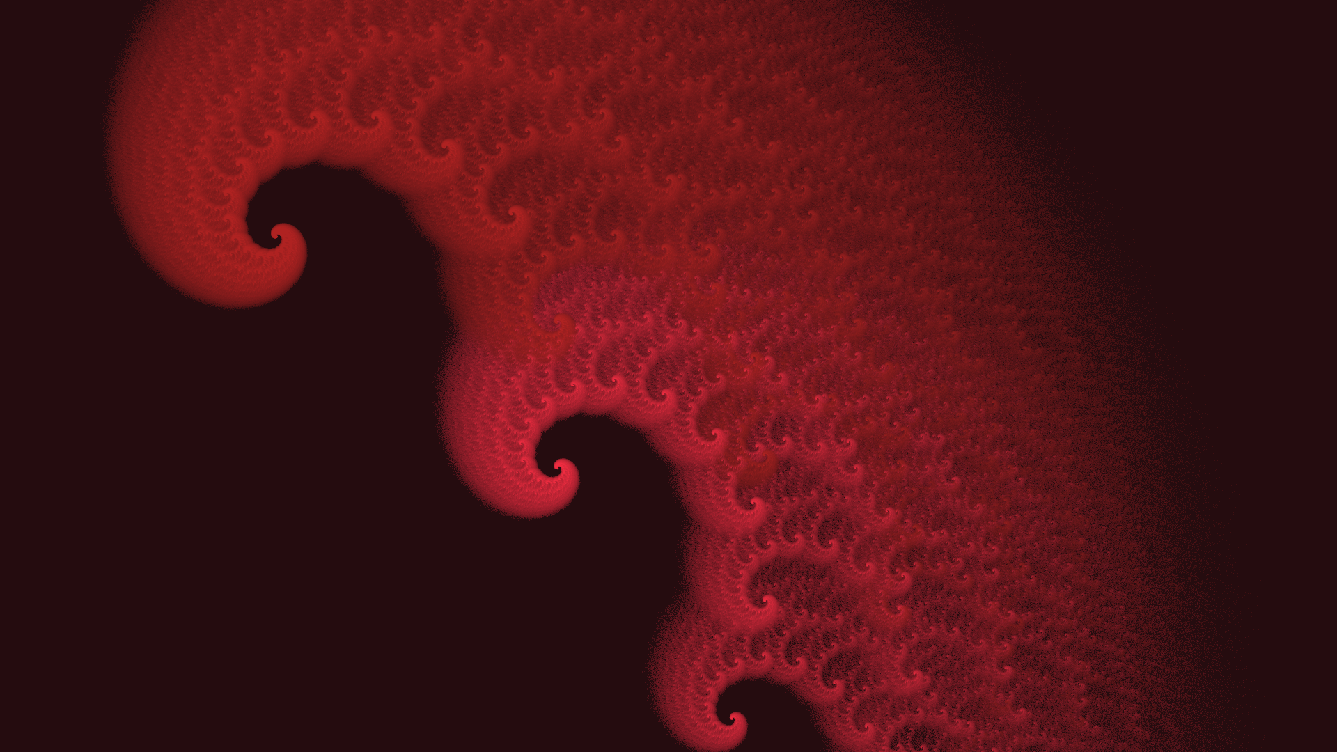 Bloody Spirals — フレイムフラクタルアート 作成： Schlufina