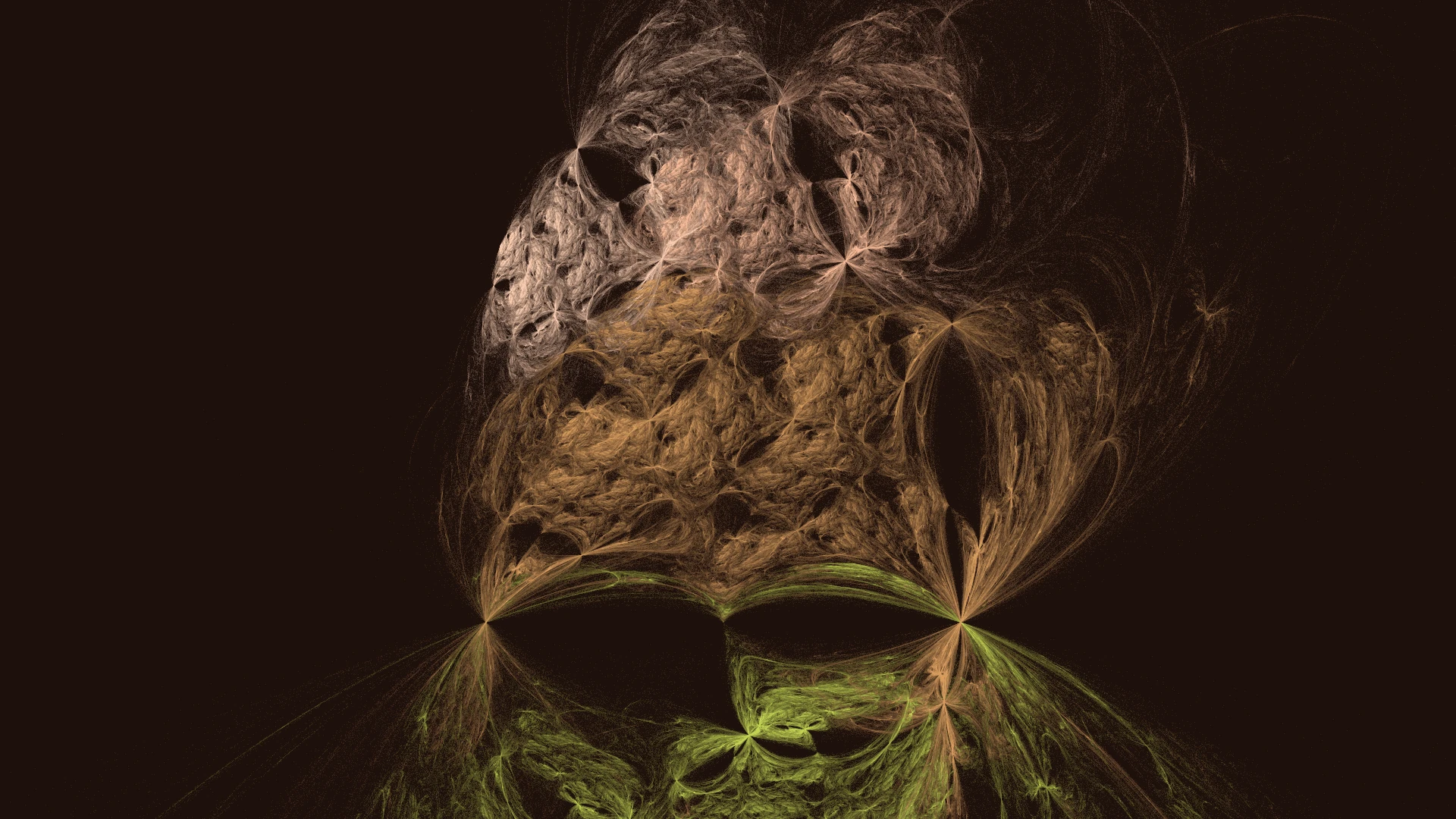 Emerald Roots — 火焰分形艺术 由 Jema