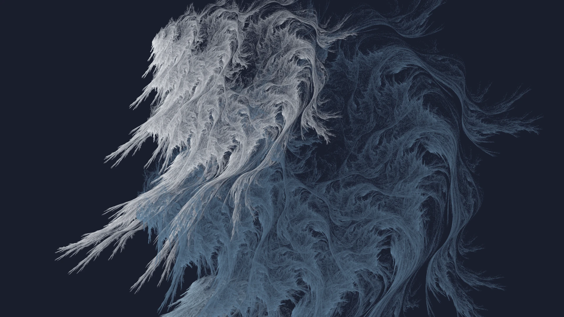 Winter Veil — Flame fractal art by Jema