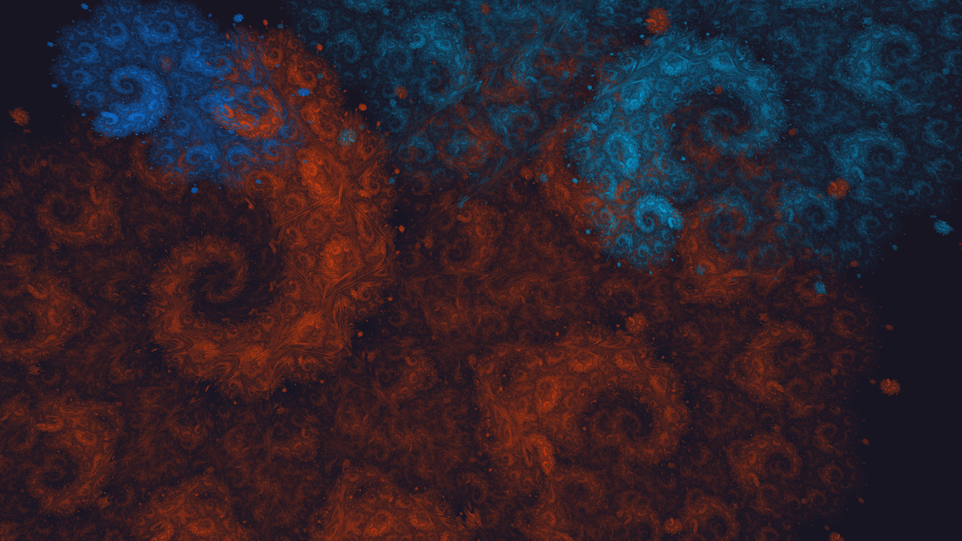 Spiraling Worms — Flame fractal art by Schlufina