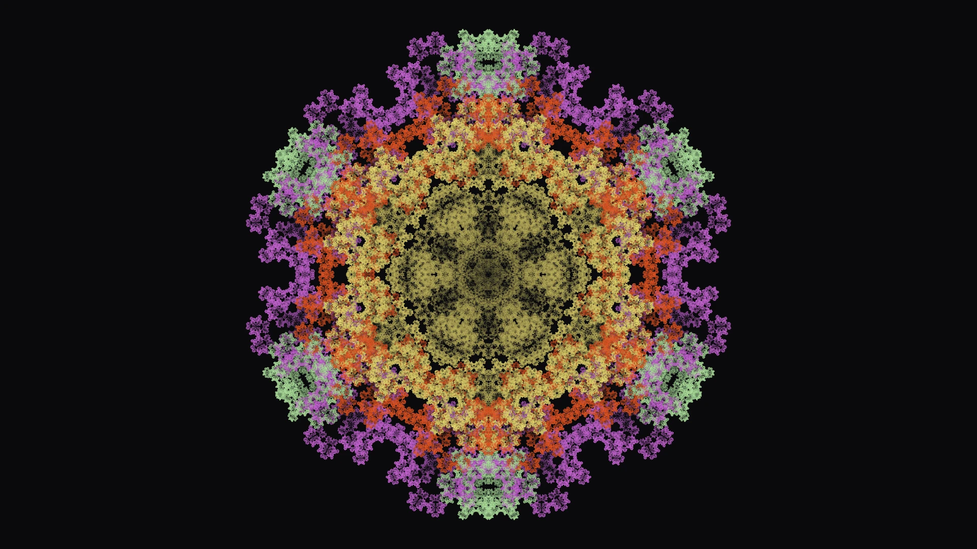 Fractal Symphony — Flame fractal art by Jema