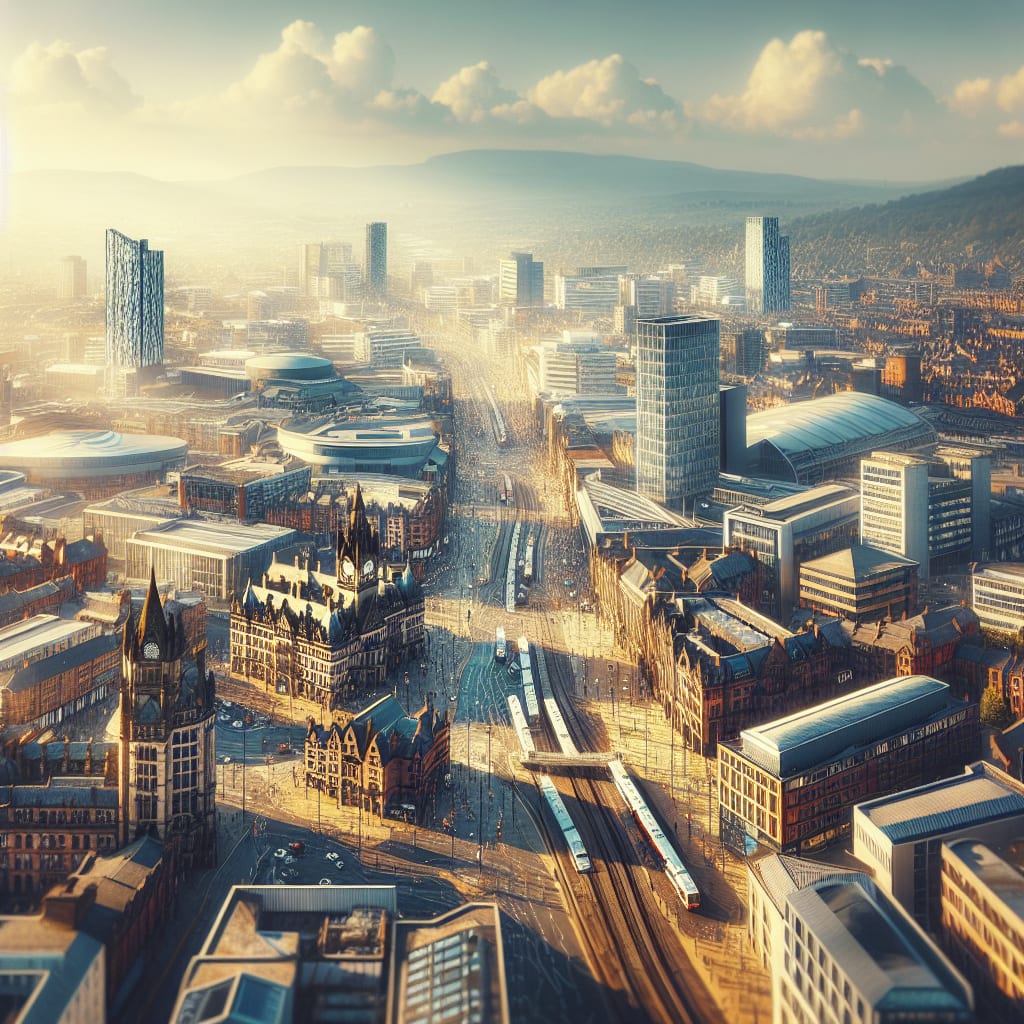 Digital Marketing Manchester show image of manchester city centre