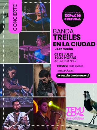 Jazz del sur, pintura en escena y cueca: los panoramas gratuitos que abren julio en Temuco