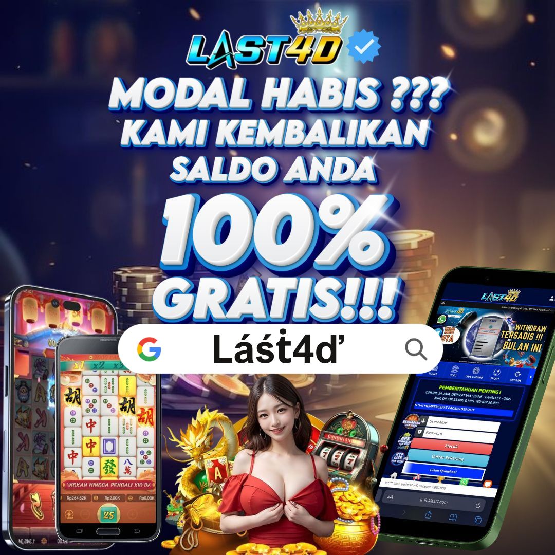 LAST4D: Situs Slot Gacor Server Taiwan Deposit Qris Gampang Menang
