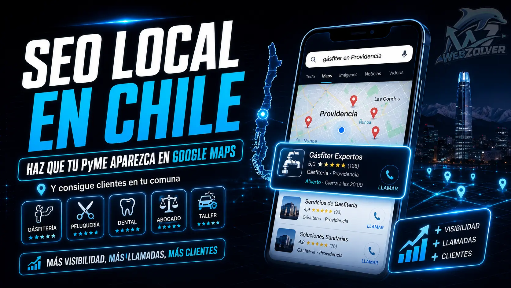 SEO Local en Chile: Cómo hacer que tu PyME aparezca en Google Maps (y conseguir clientes en tu comuna)