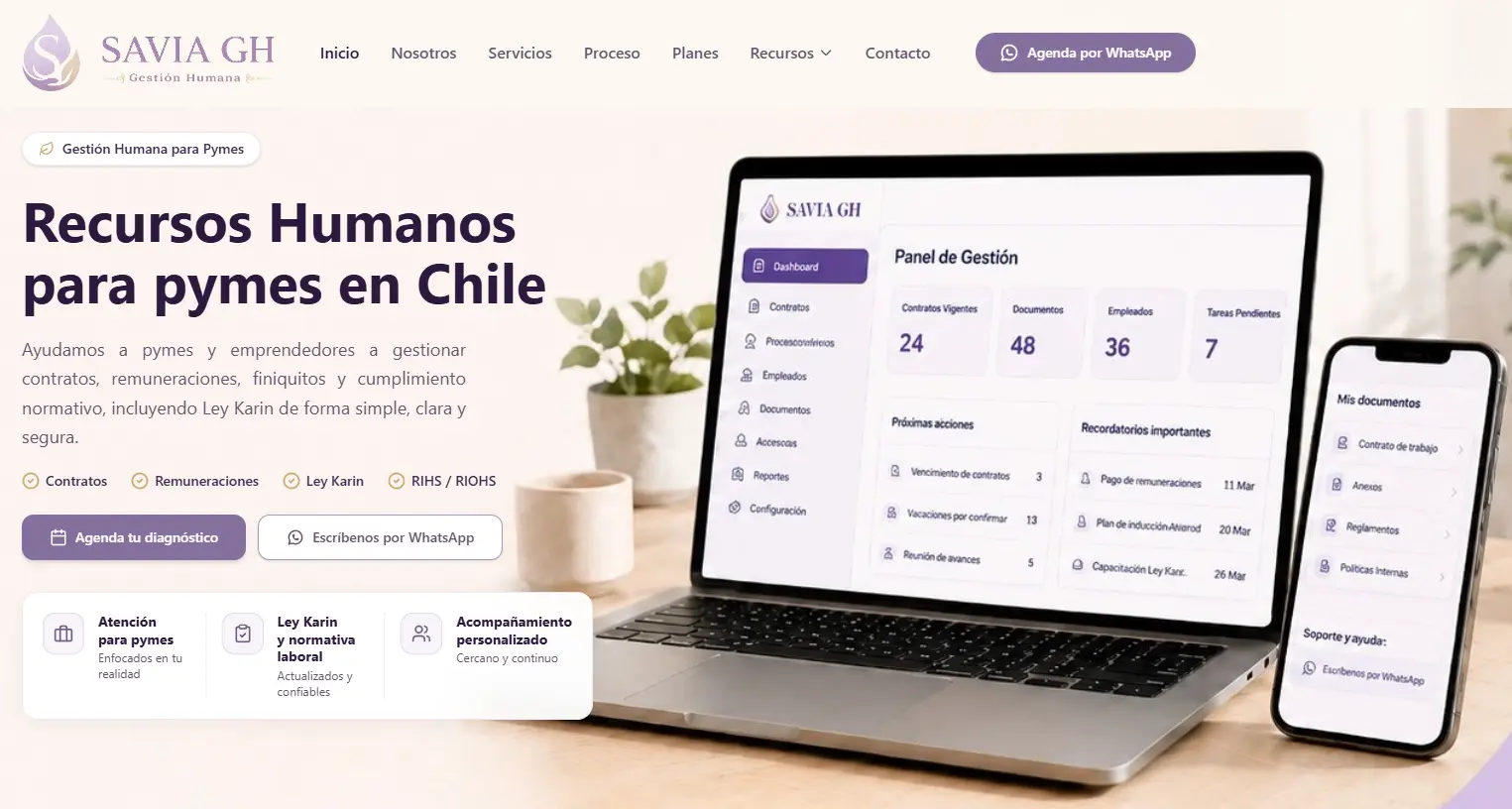 Savia GH - Recursos Humanos para Pymes - Imagen 1