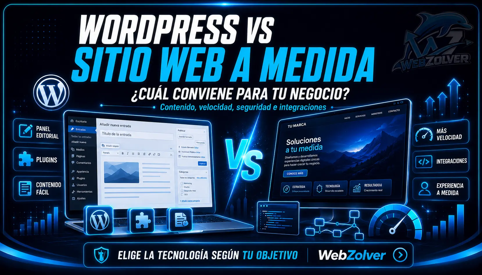 WordPress vs Página Web a Medida: ¿Qué Conviene para una PyME en Chile?
