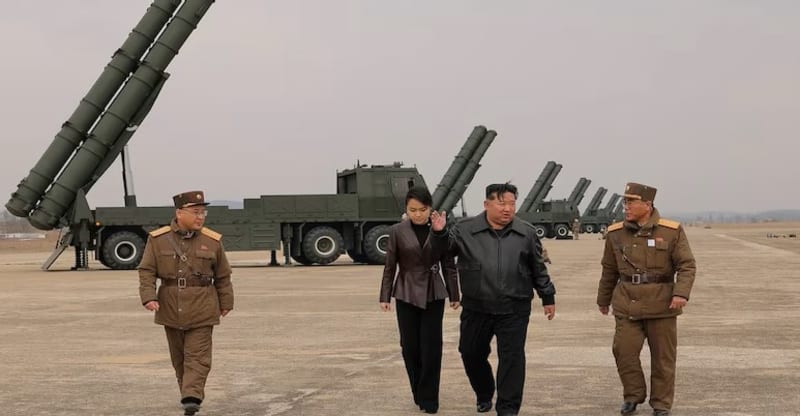 Kim Jong Un Oversees Test of Nuclear-Capable Rocket Launchers With His Daughter