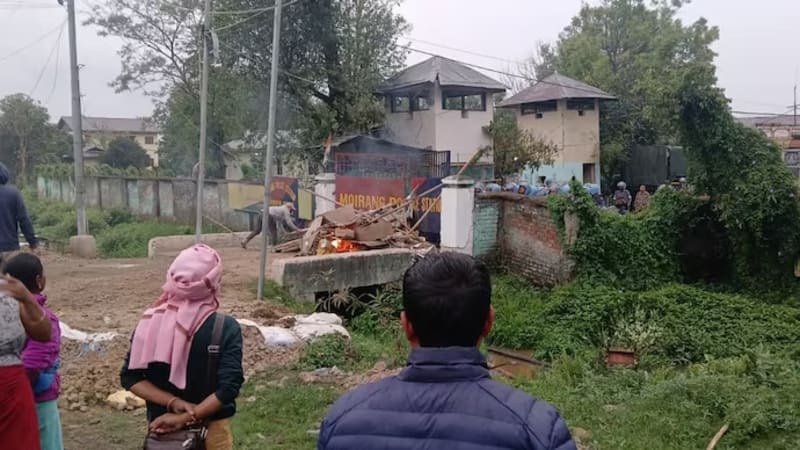 Suspected Rocket Attack in Manipur’s Bishnupur Kills Two Children, Triggering Fresh Wave of Unrest