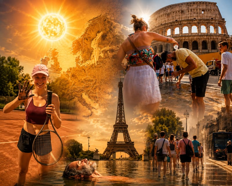 Europe's Deadly Heatwave: 1,300+ Dead, Trams Melted, and a Second Heat Dome Already Forming