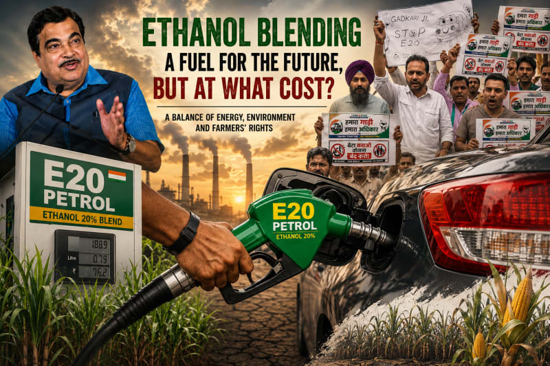 Ethanol Uproar: Protest Against India's E20 Fuel Mandate